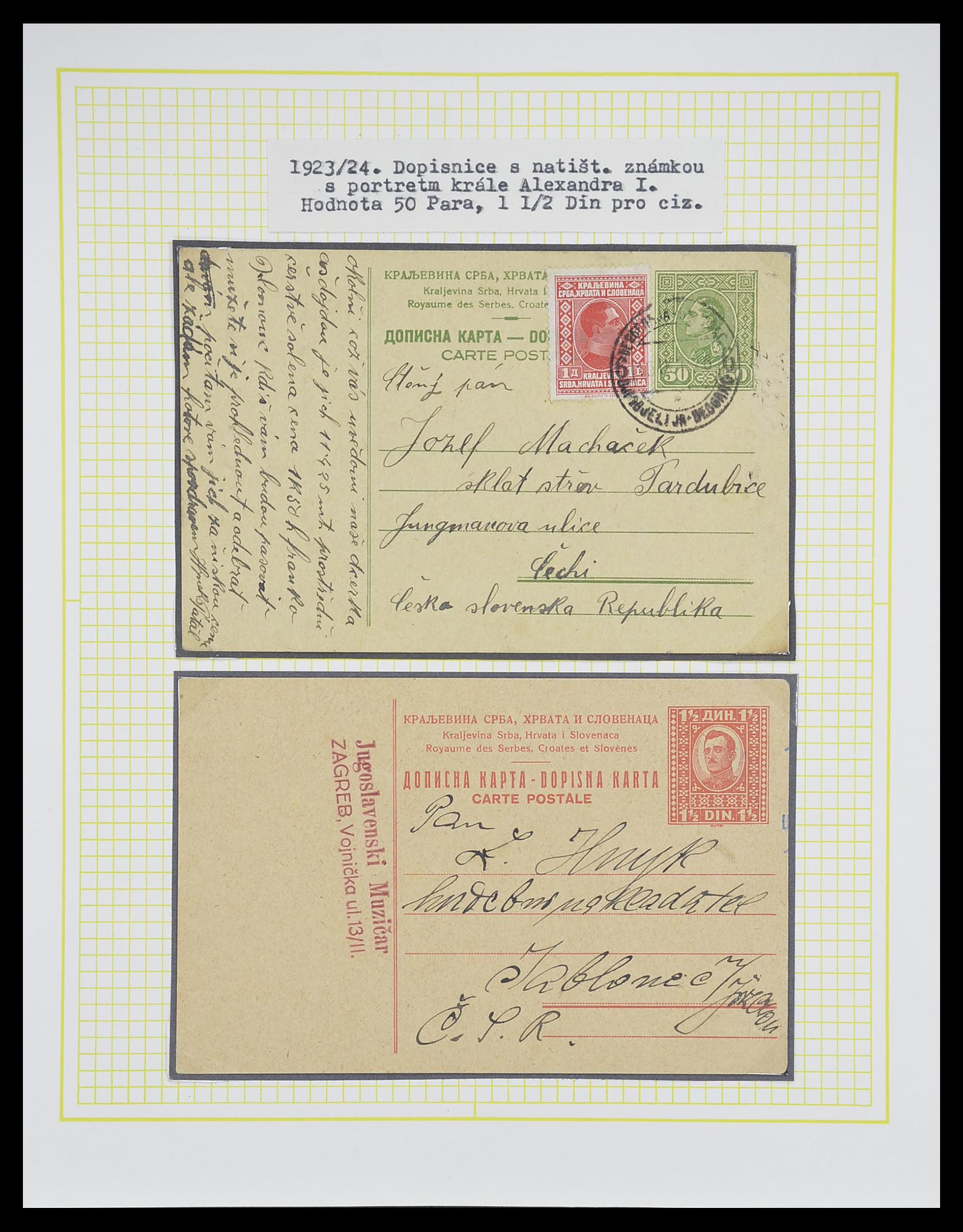 33188 023 - Postzegelverzameling 33188 Joegoslavië 1871-1944.