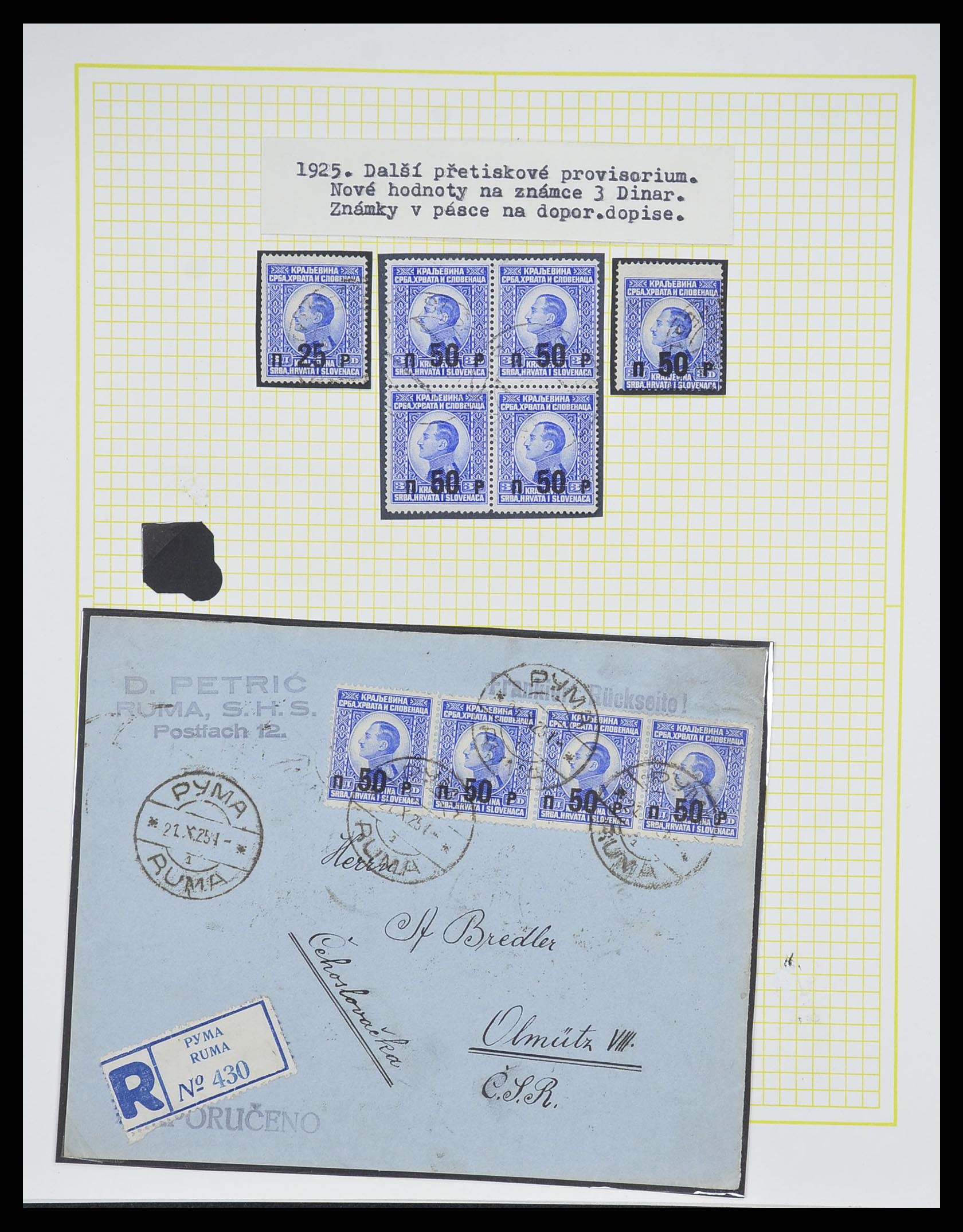 33188 024 - Postzegelverzameling 33188 Joegoslavië 1871-1944.