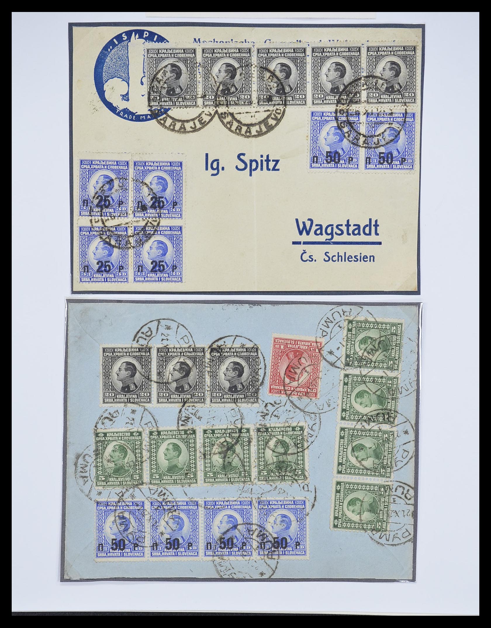 33188 025 - Postzegelverzameling 33188 Joegoslavië 1871-1944.
