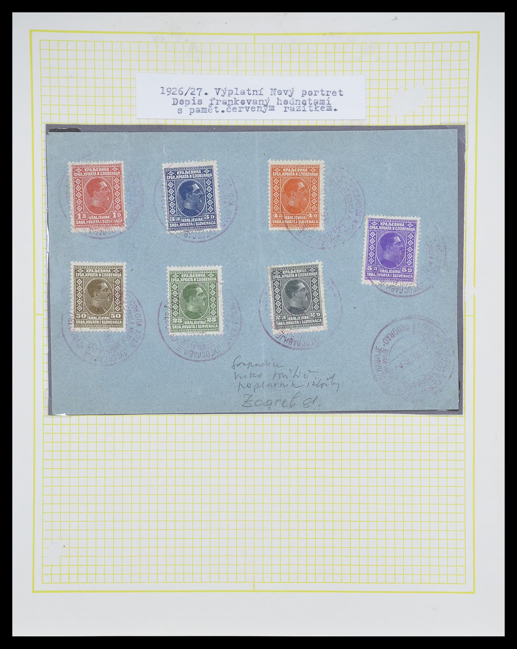 33188 030 - Stamp collection 33188 Yugoslavia 1871-1944.