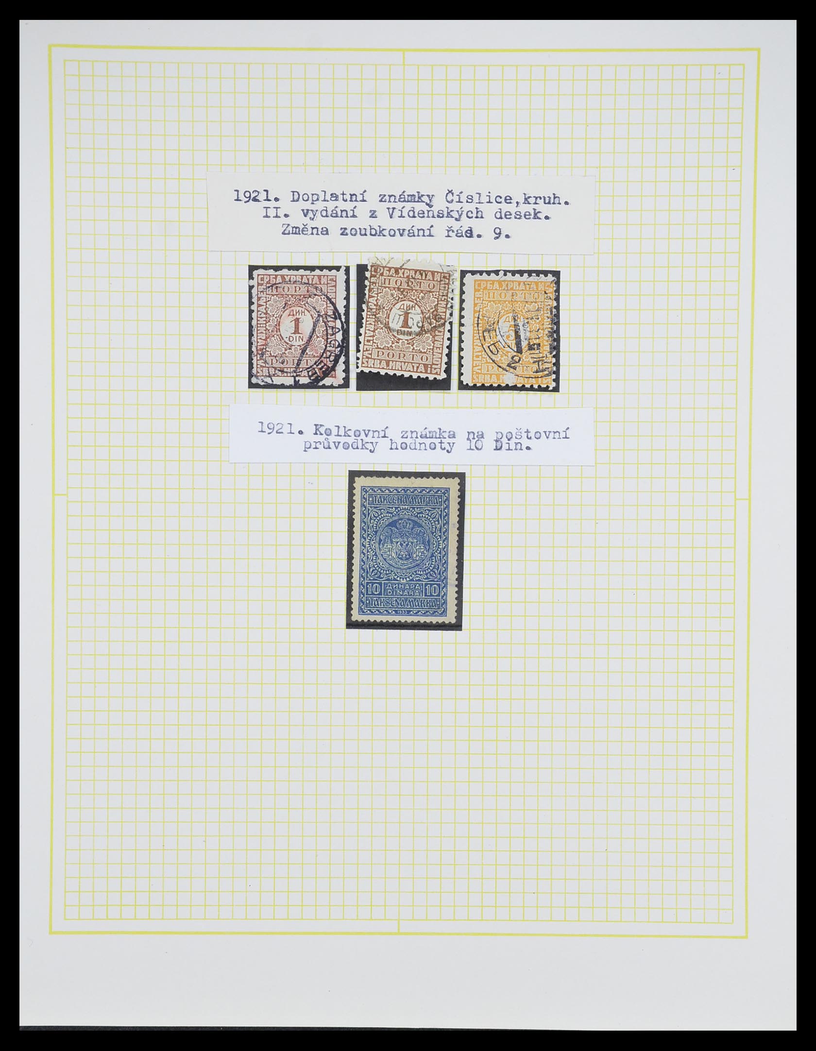 33188 039 - Postzegelverzameling 33188 Joegoslavië 1871-1944.