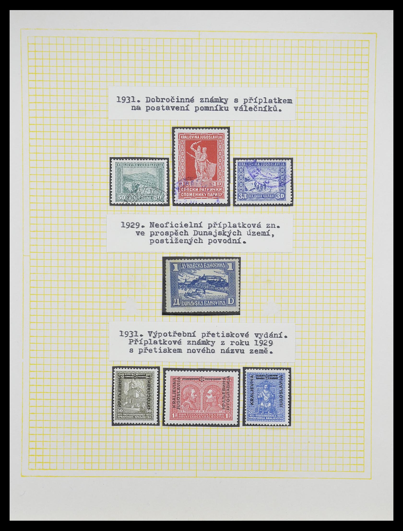 33188 042 - Postzegelverzameling 33188 Joegoslavië 1871-1944.