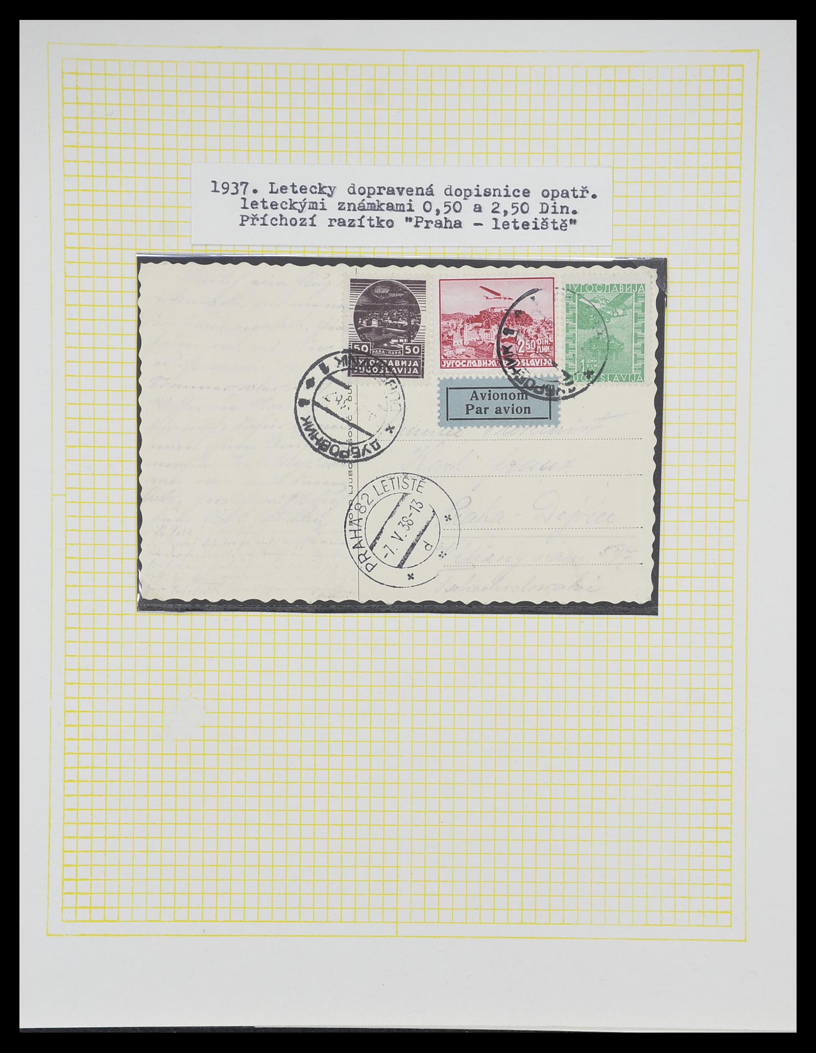 33188 075 - Postzegelverzameling 33188 Joegoslavië 1871-1944.