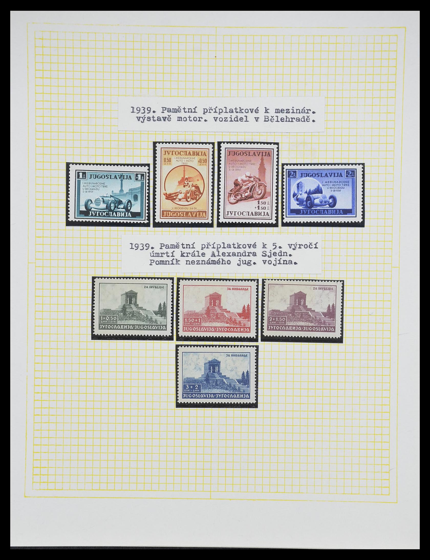 33188 085 - Postzegelverzameling 33188 Joegoslavië 1871-1944.