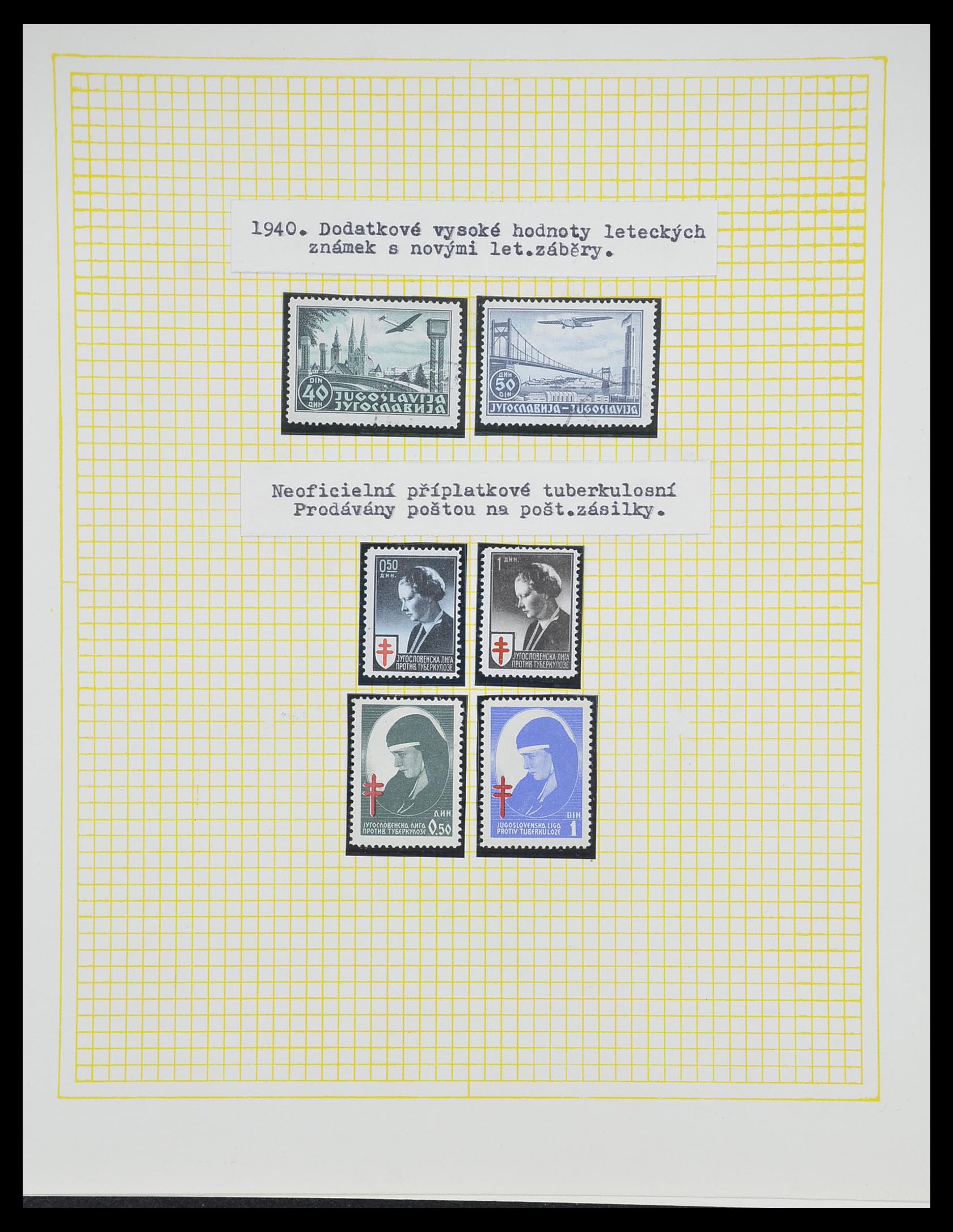 33188 092 - Postzegelverzameling 33188 Joegoslavië 1871-1944.