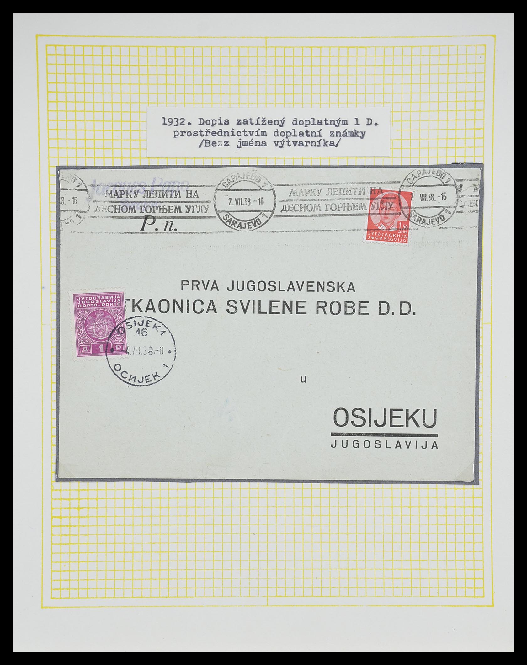 33188 098 - Postzegelverzameling 33188 Joegoslavië 1871-1944.