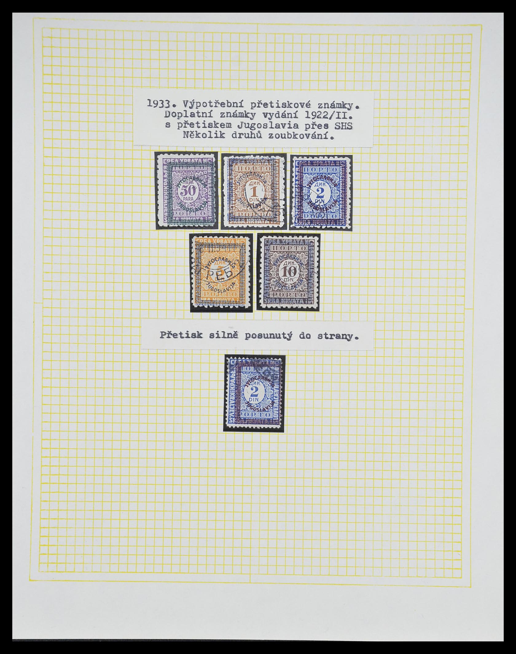 33188 099 - Postzegelverzameling 33188 Joegoslavië 1871-1944.