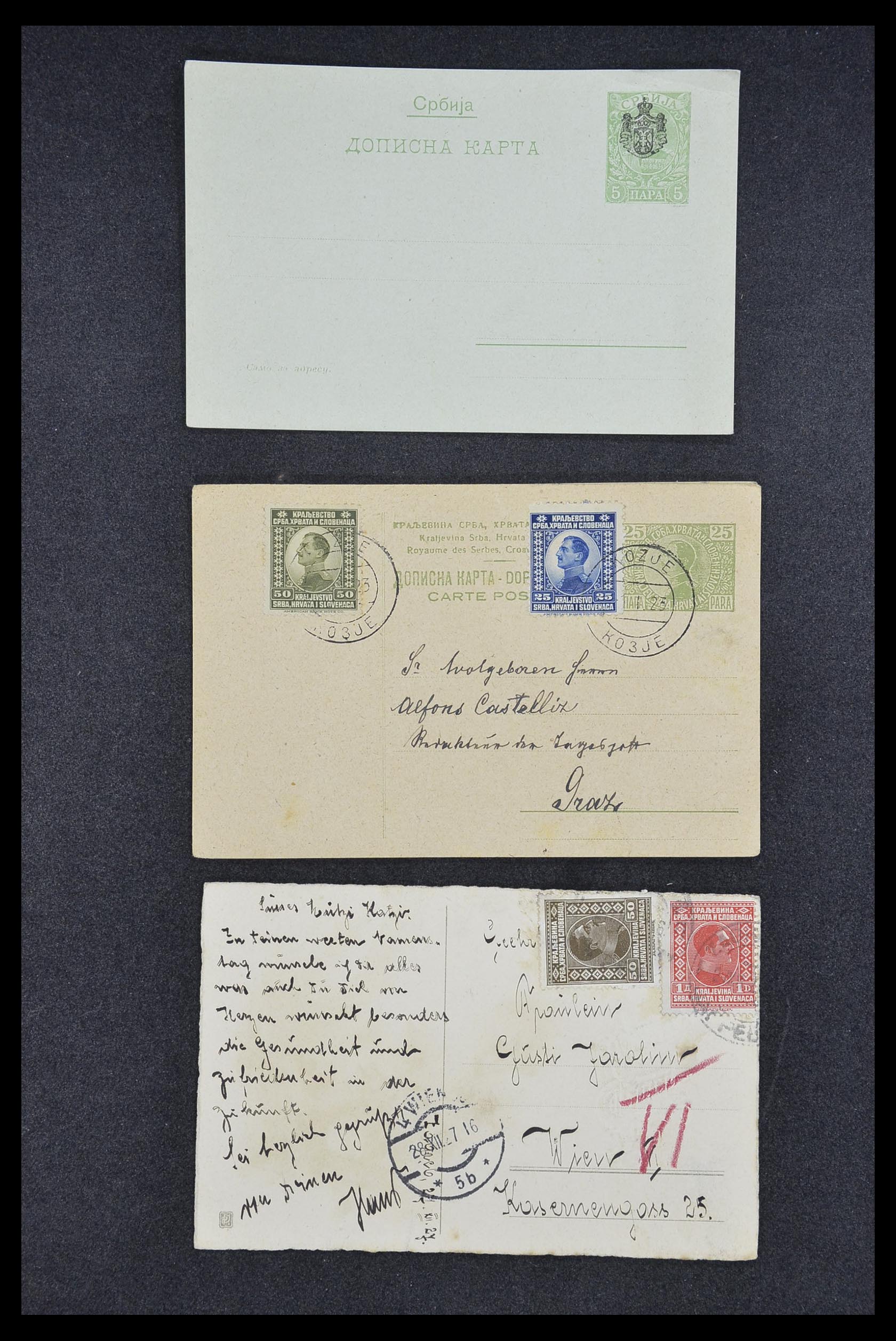 33188 105 - Postzegelverzameling 33188 Joegoslavië 1871-1944.