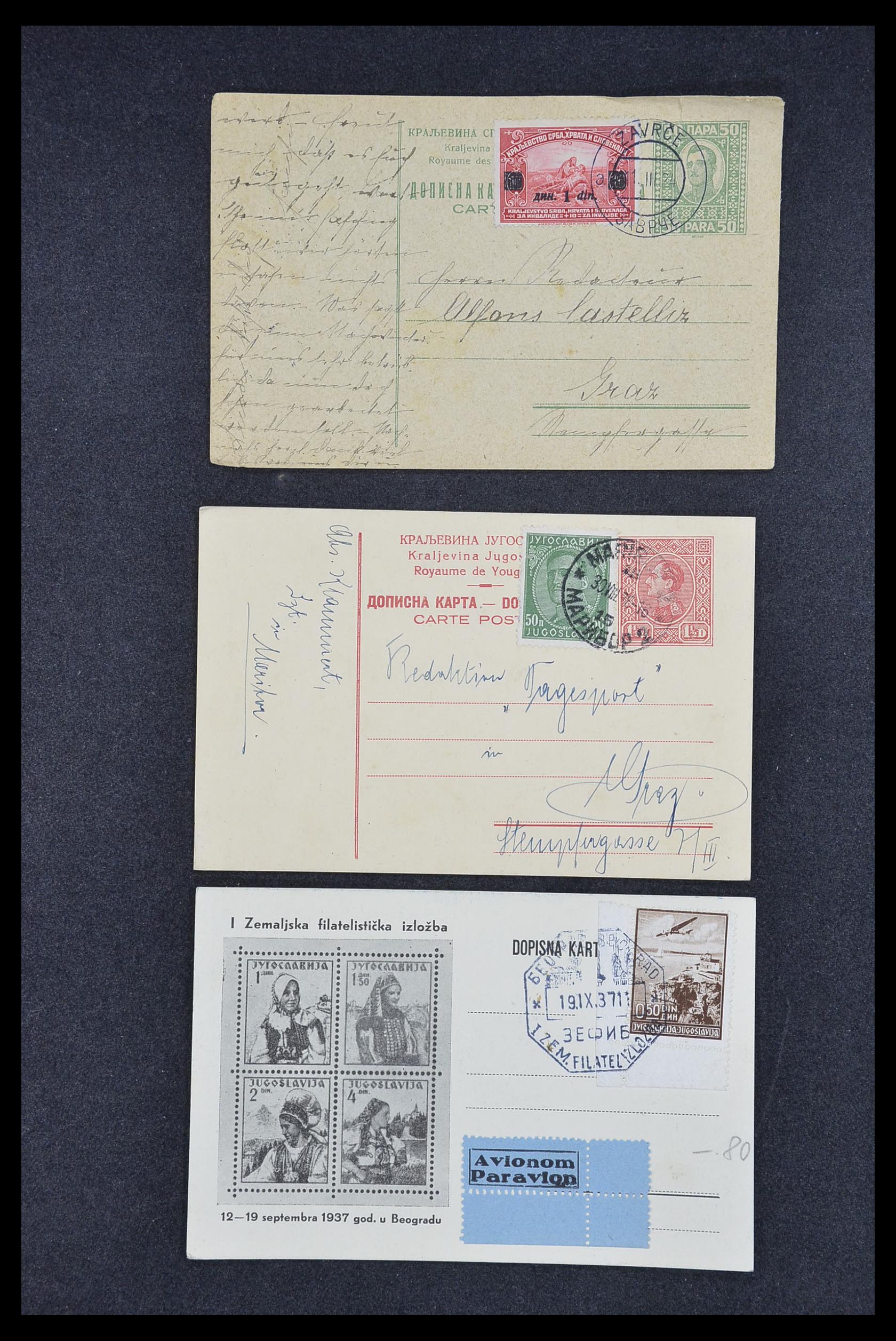 33188 110 - Postzegelverzameling 33188 Joegoslavië 1871-1944.