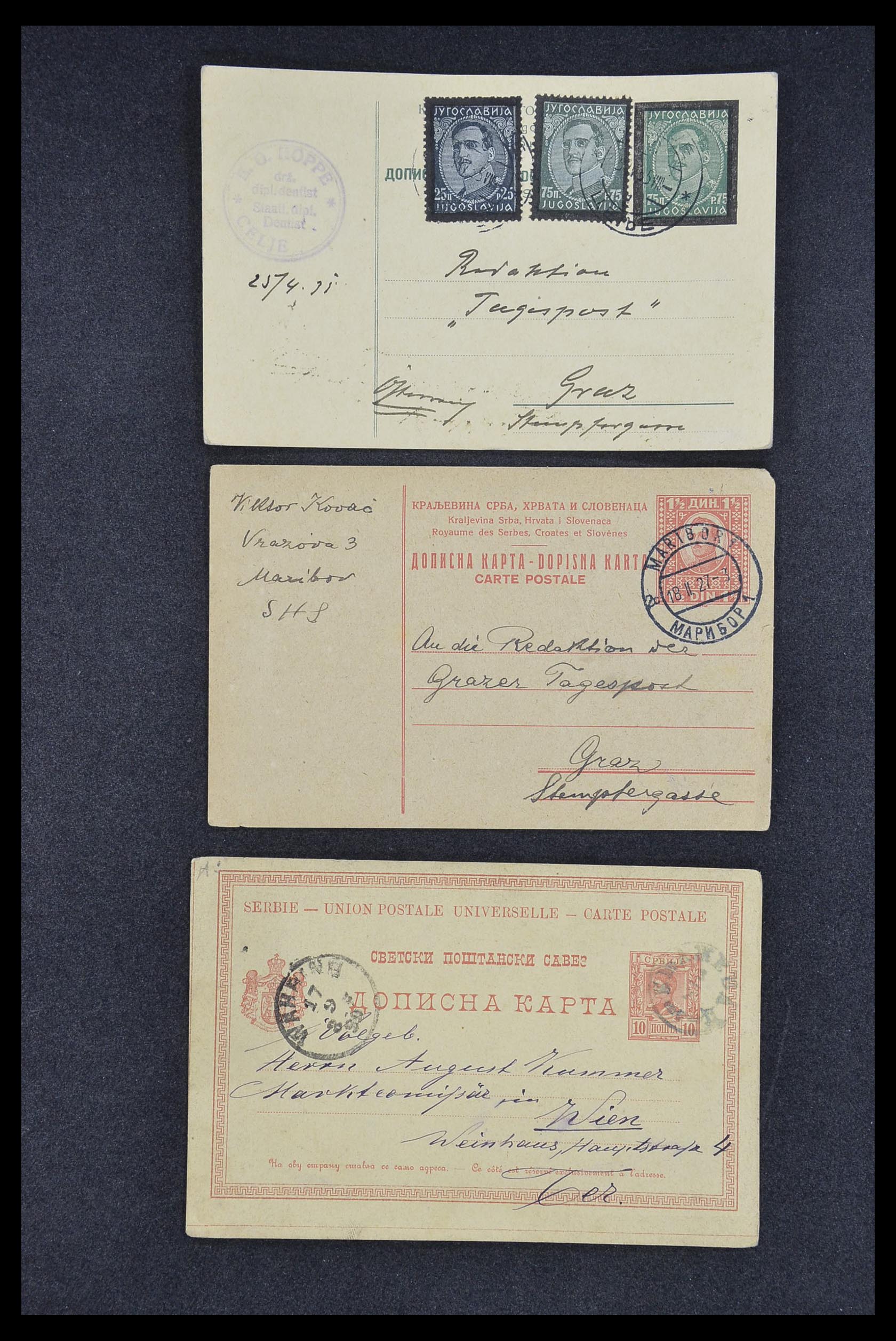 33188 114 - Postzegelverzameling 33188 Joegoslavië 1871-1944.