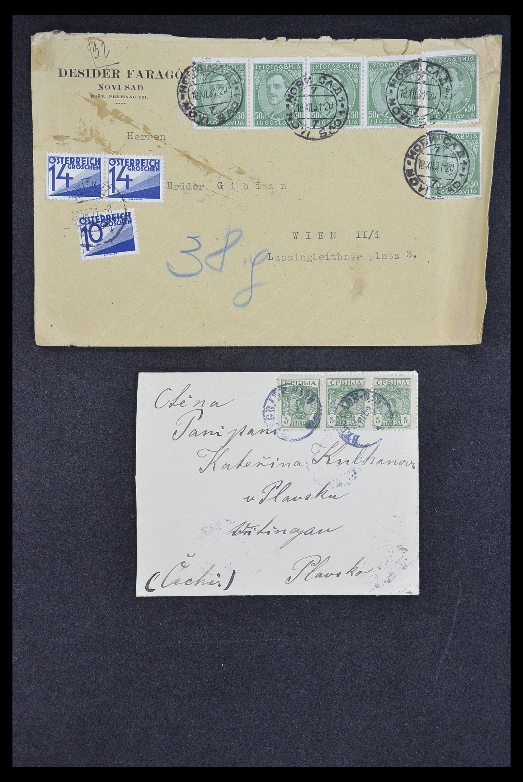 33188 115 - Postzegelverzameling 33188 Joegoslavië 1871-1944.