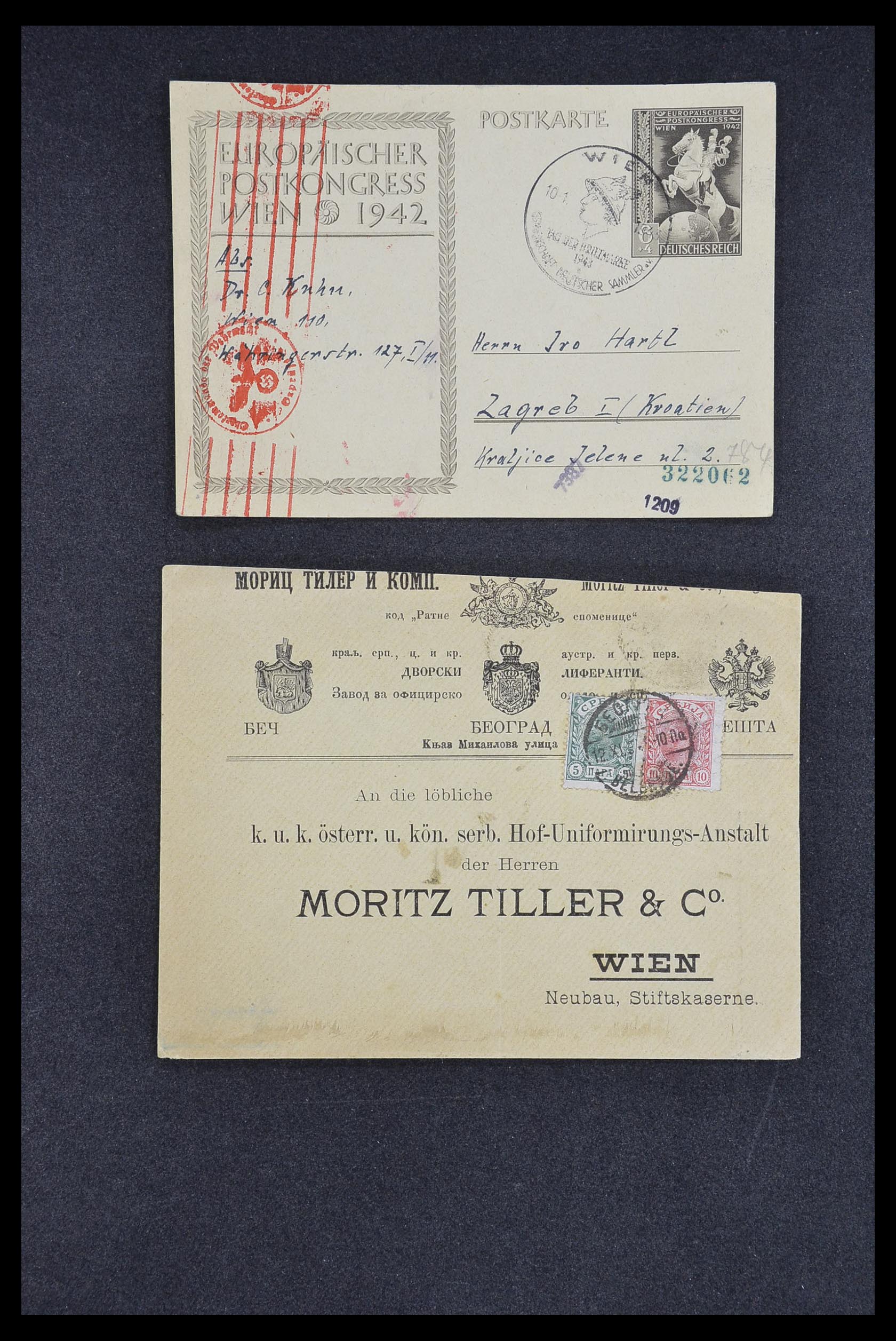 33188 118 - Postzegelverzameling 33188 Joegoslavië 1871-1944.