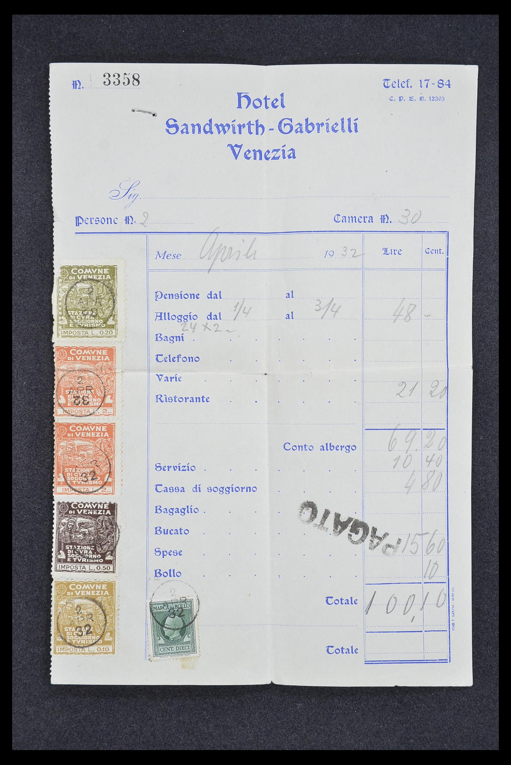 33188 121 - Stamp collection 33188 Yugoslavia 1871-1944.