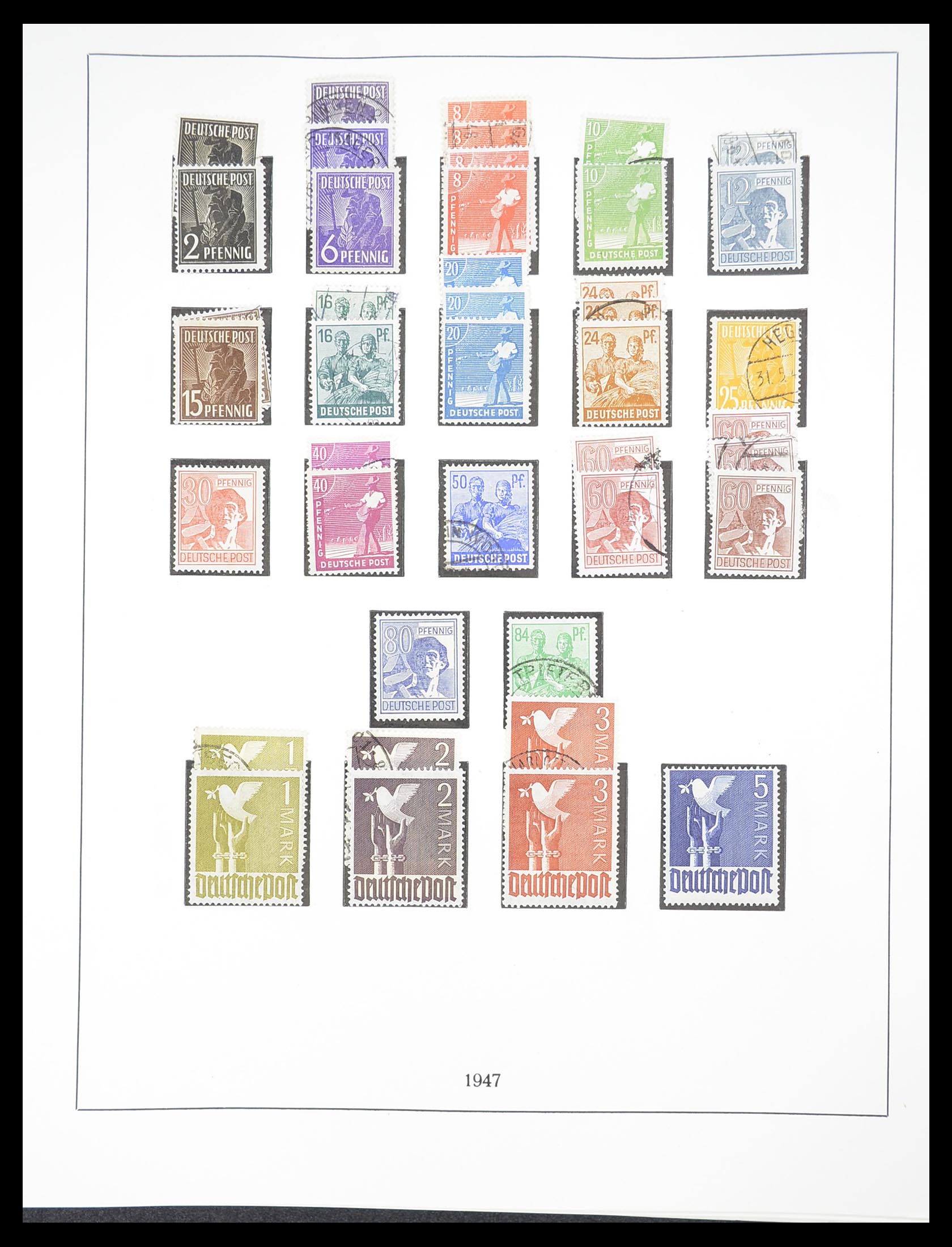 33189 003 - Postzegelverzameling 33189 Europese landen 1850-1950.