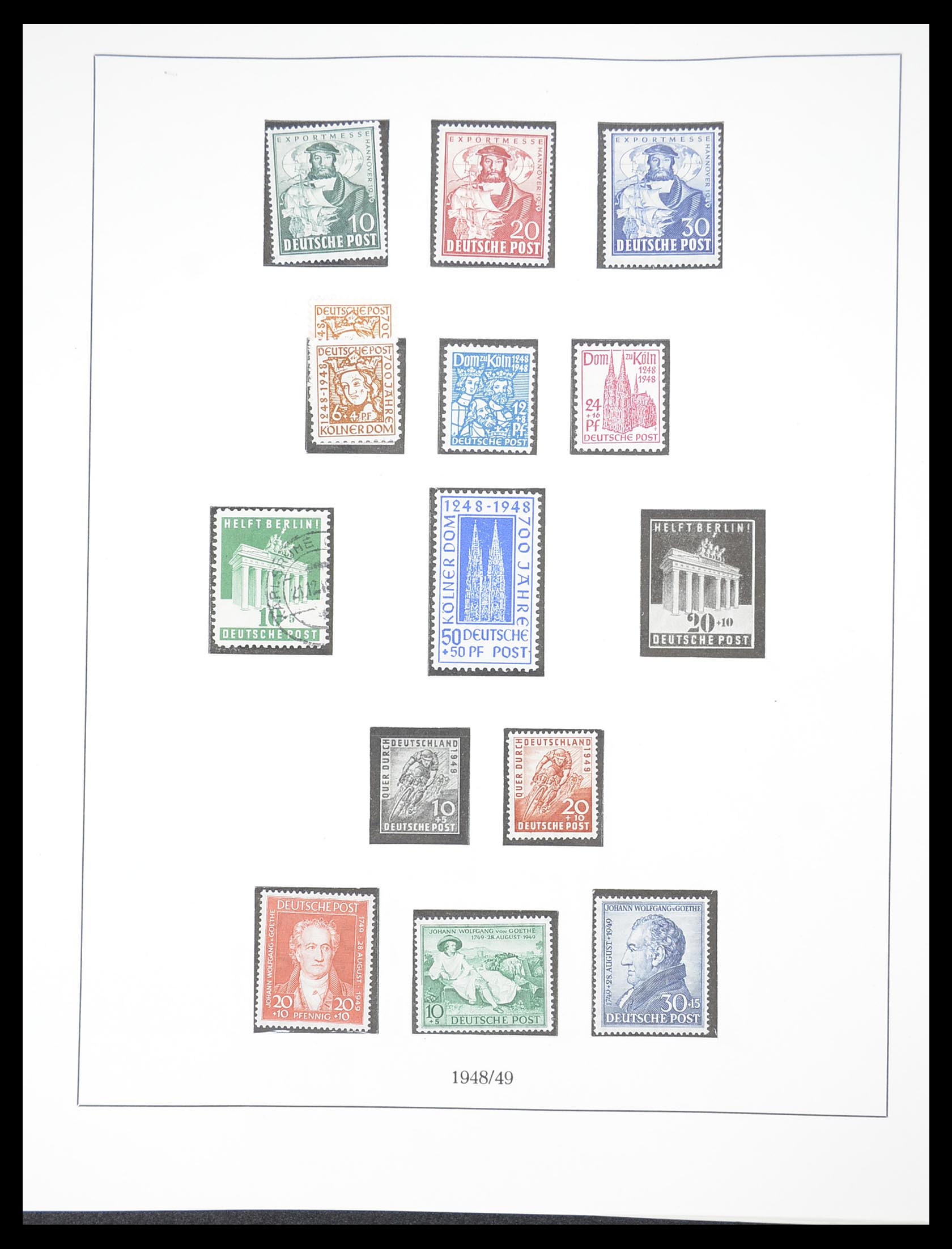 33189 008 - Postzegelverzameling 33189 Europese landen 1850-1950.