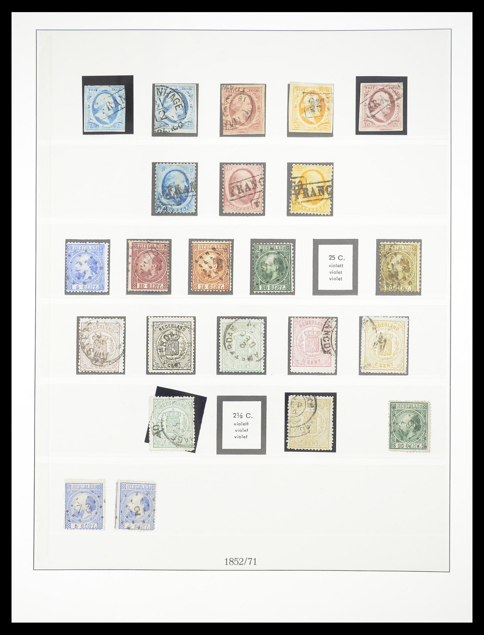33189 011 - Postzegelverzameling 33189 Europese landen 1850-1950.