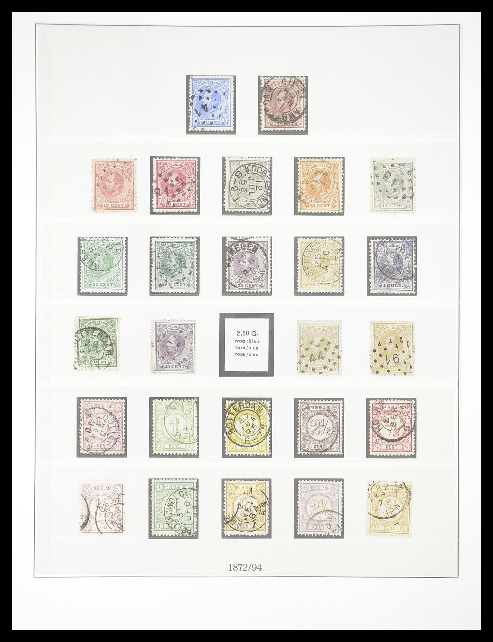 33189 013 - Postzegelverzameling 33189 Europese landen 1850-1950.