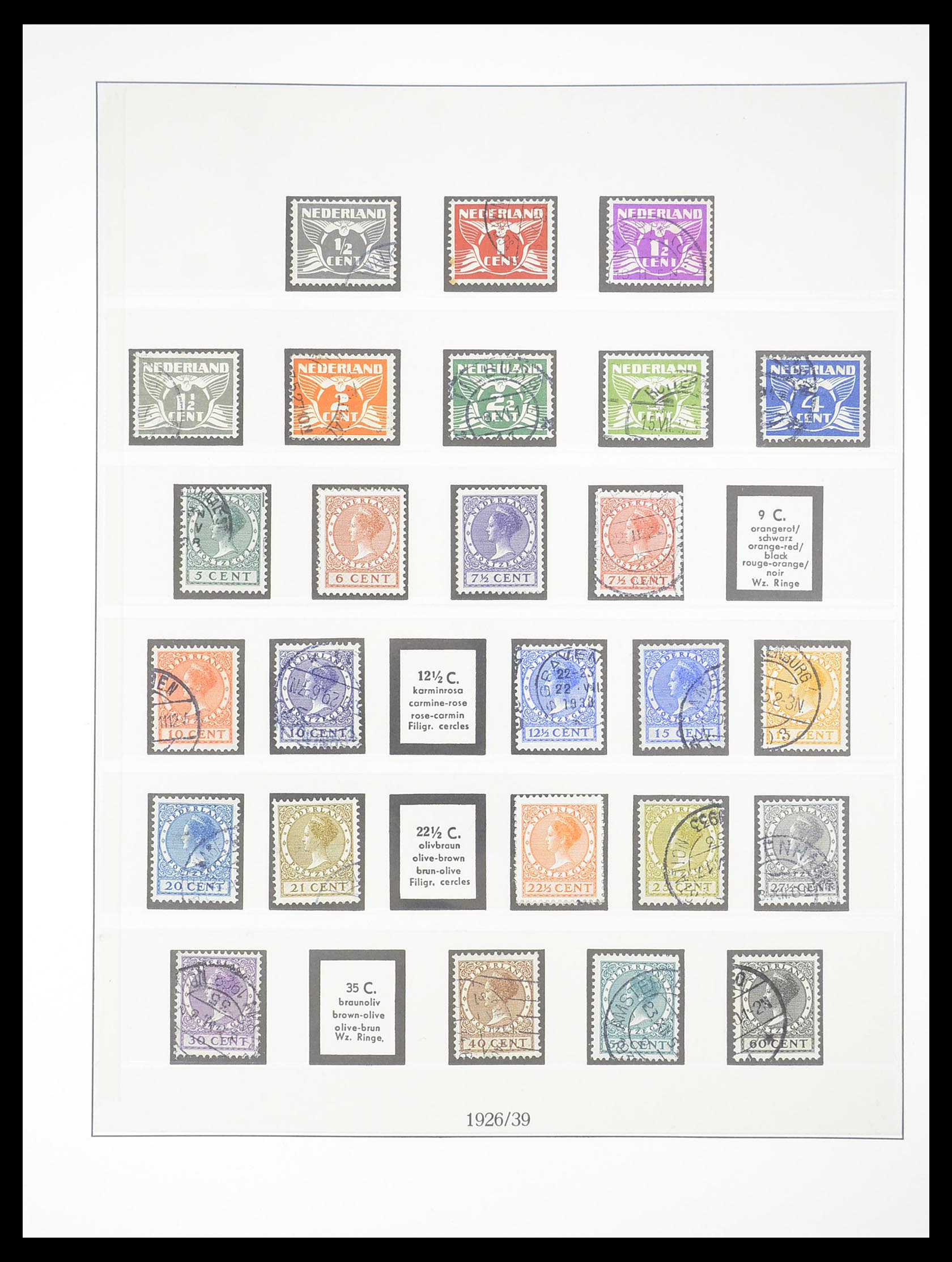 33189 024 - Postzegelverzameling 33189 Europese landen 1850-1950.