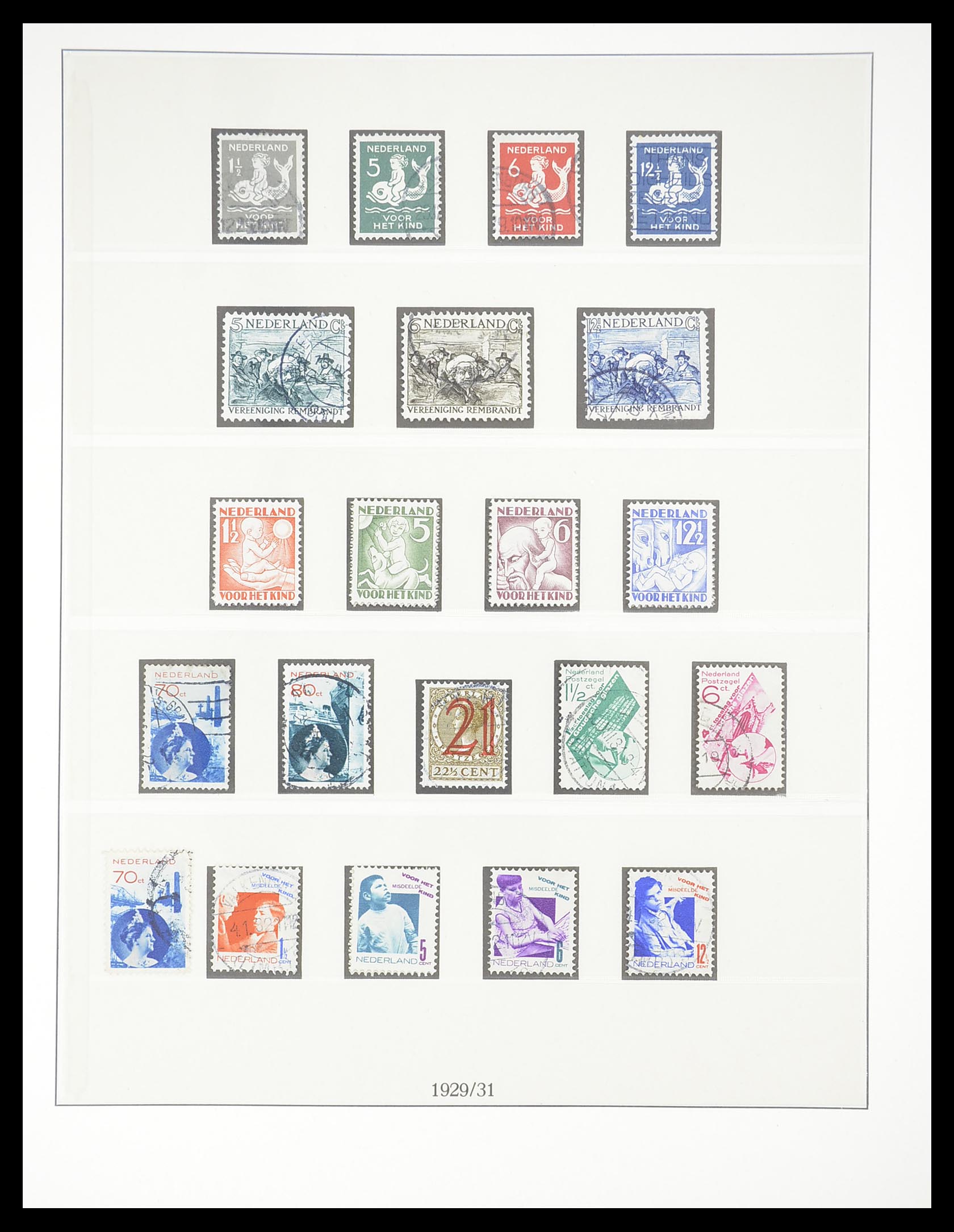 33189 027 - Postzegelverzameling 33189 Europese landen 1850-1950.