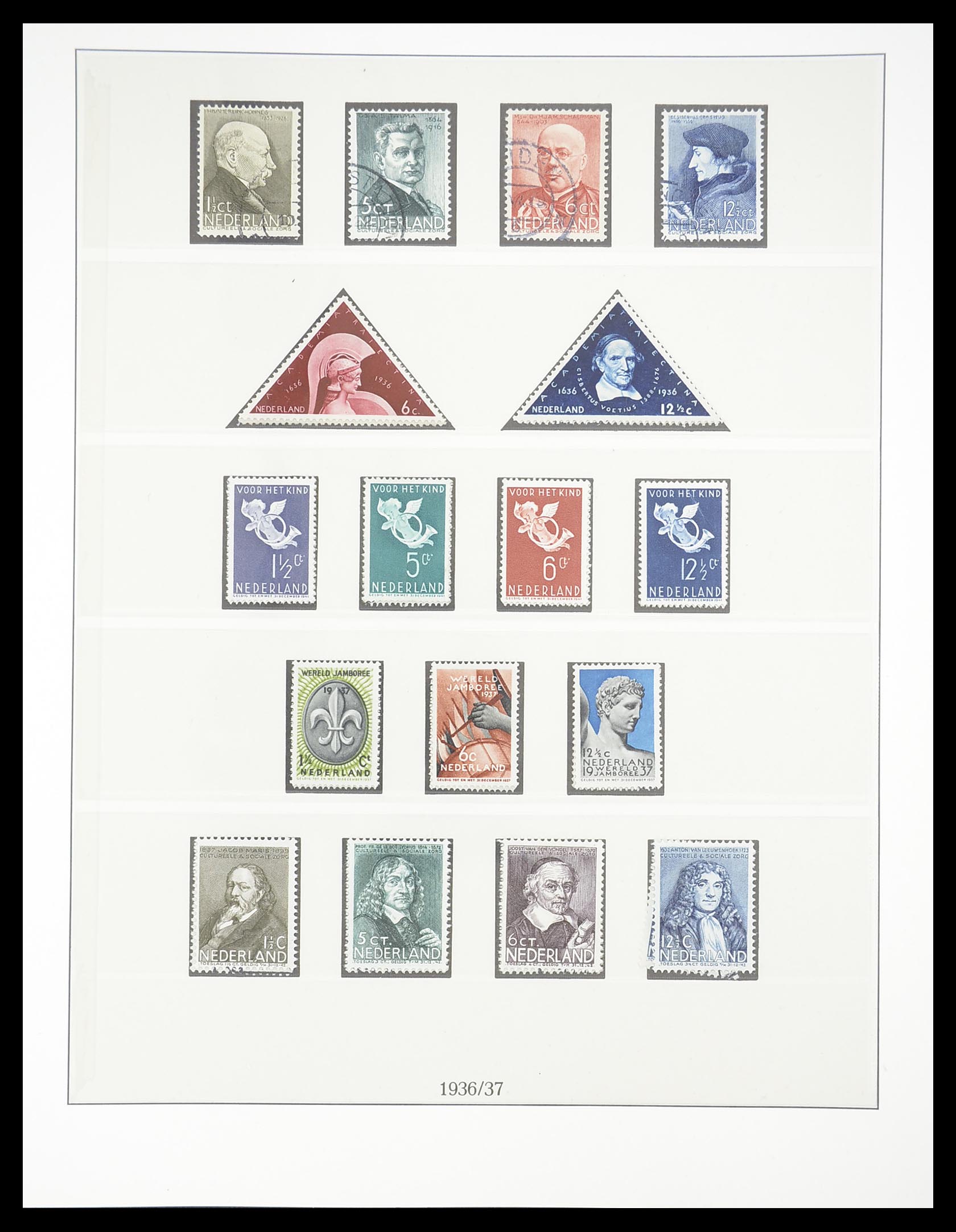 33189 030 - Postzegelverzameling 33189 Europese landen 1850-1950.