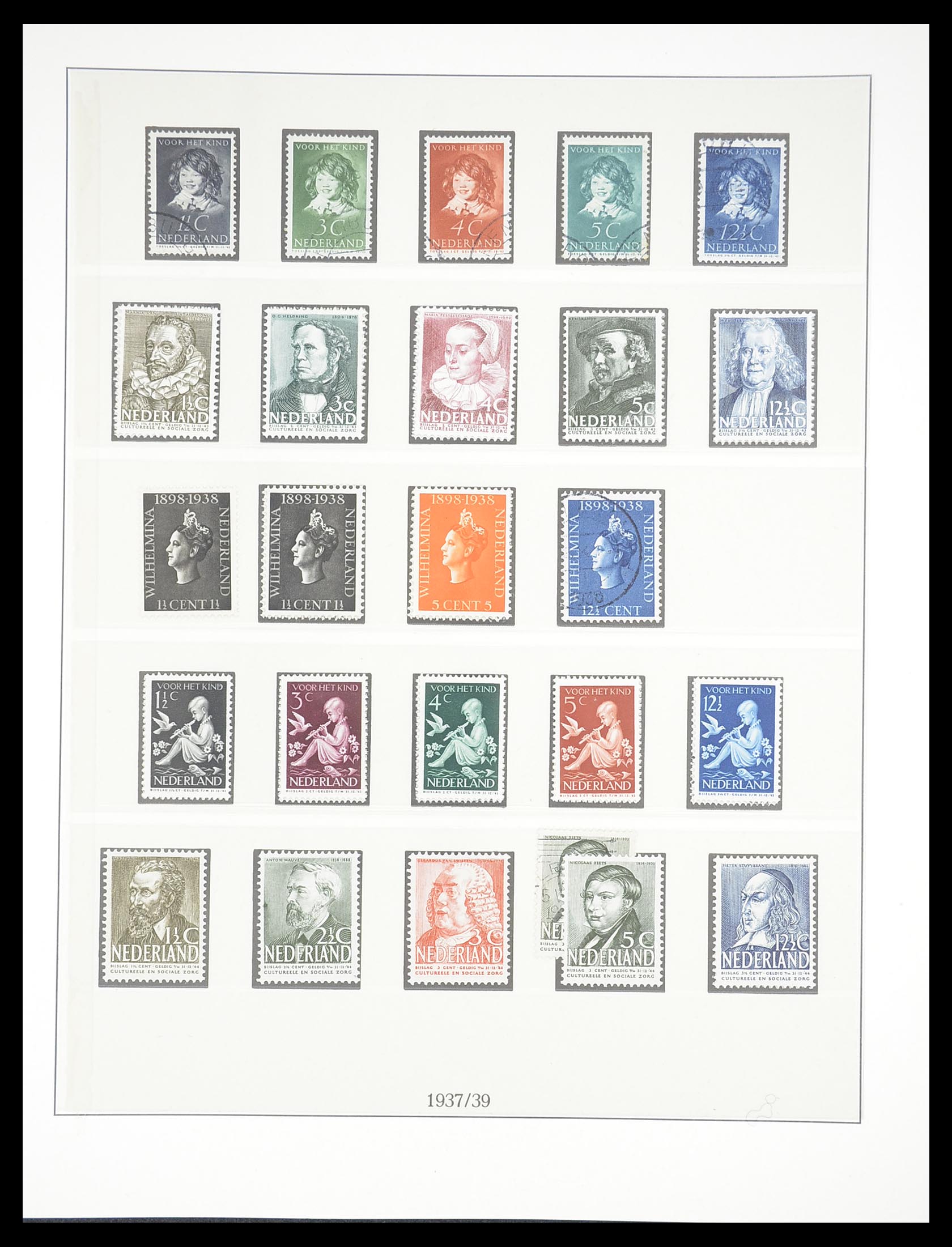 33189 032 - Postzegelverzameling 33189 Europese landen 1850-1950.