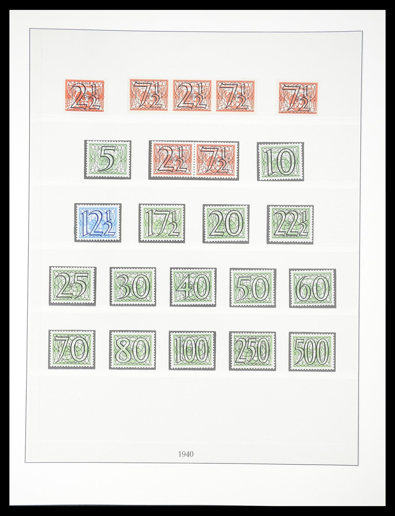 33189 034 - Postzegelverzameling 33189 Europese landen 1850-1950.