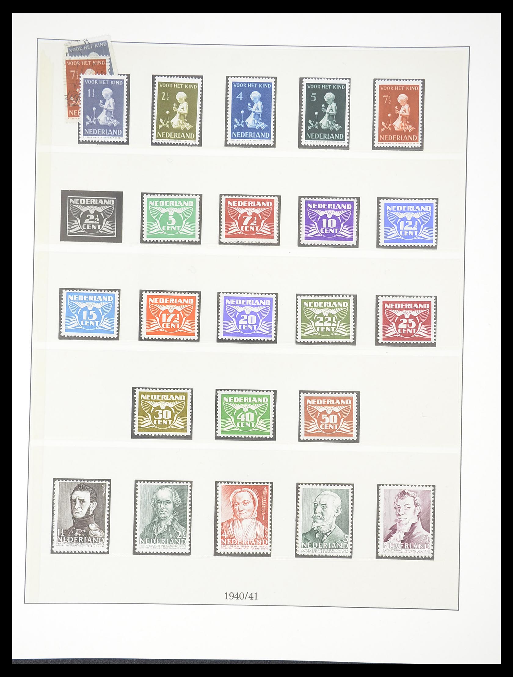 33189 035 - Postzegelverzameling 33189 Europese landen 1850-1950.