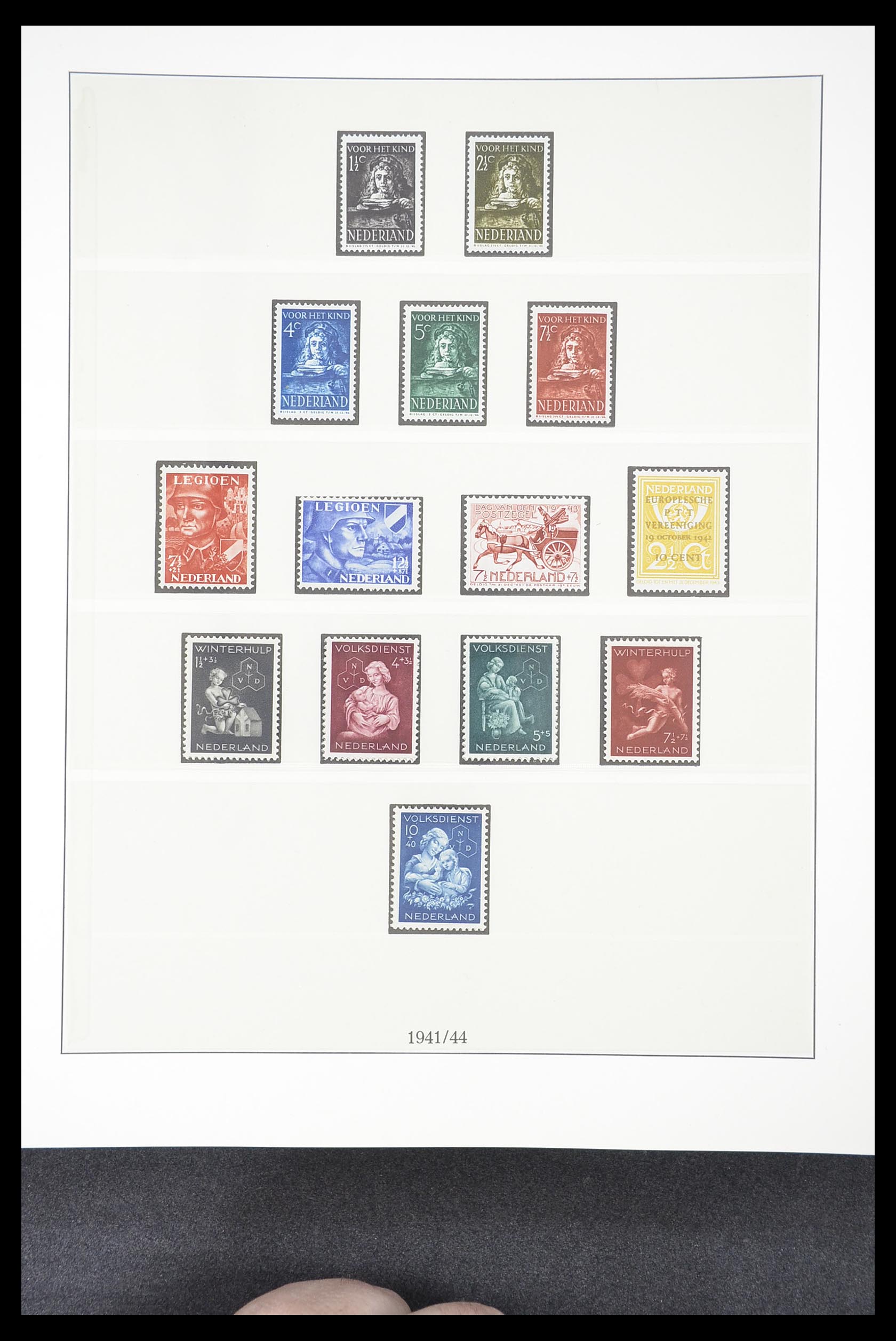33189 036 - Postzegelverzameling 33189 Europese landen 1850-1950.