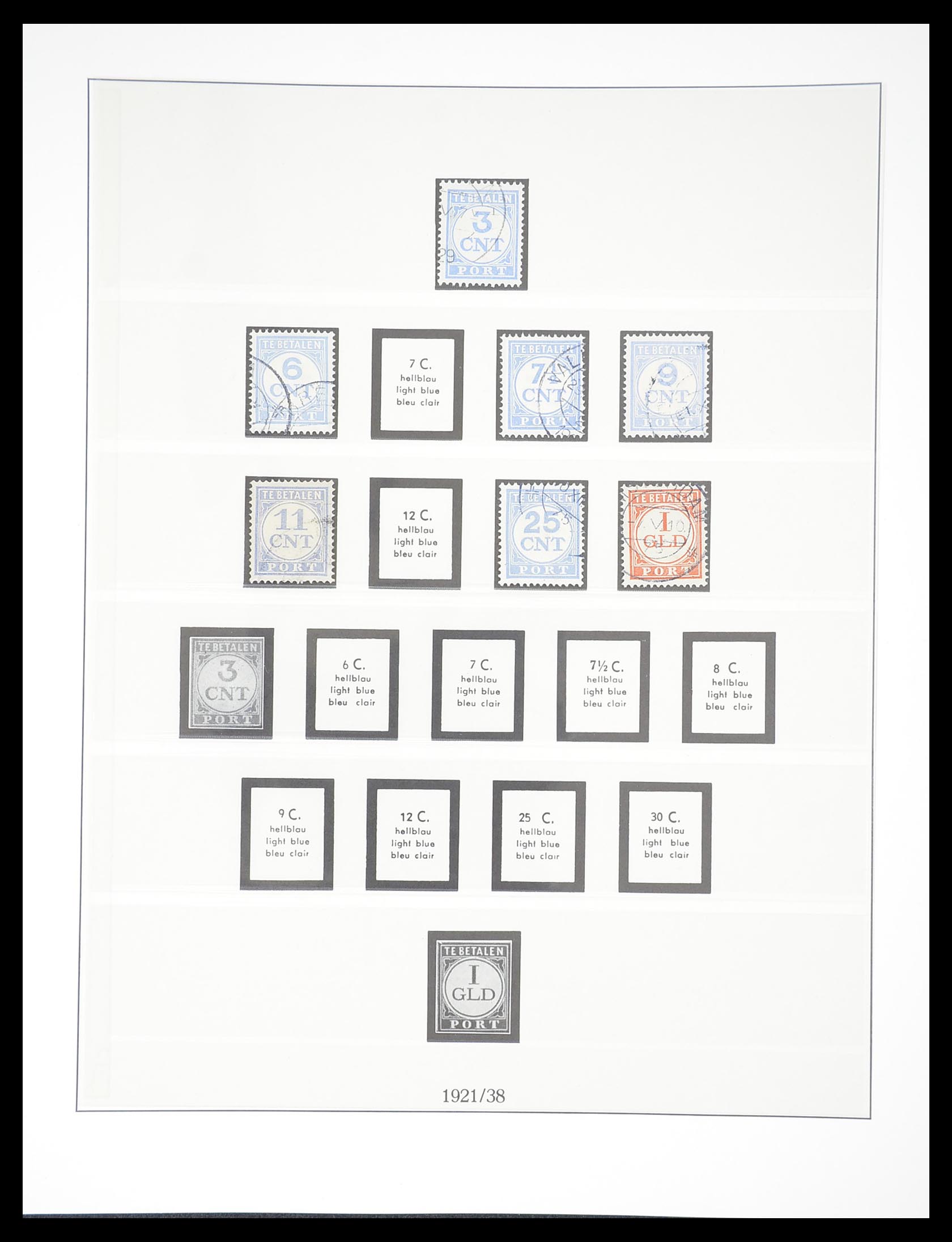 33189 043 - Postzegelverzameling 33189 Europese landen 1850-1950.