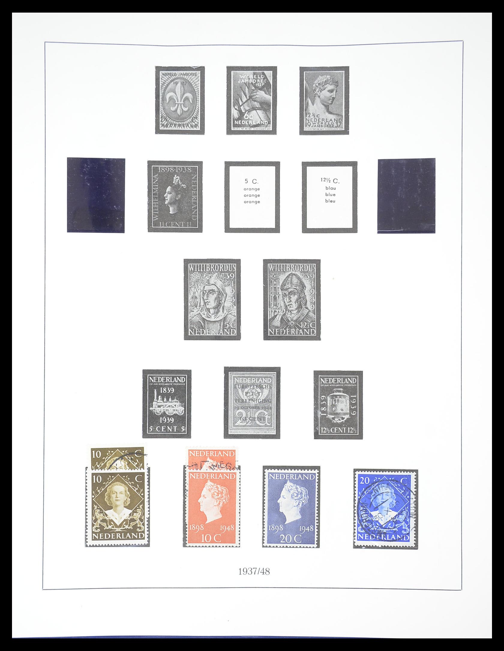 33189 045 - Postzegelverzameling 33189 Europese landen 1850-1950.