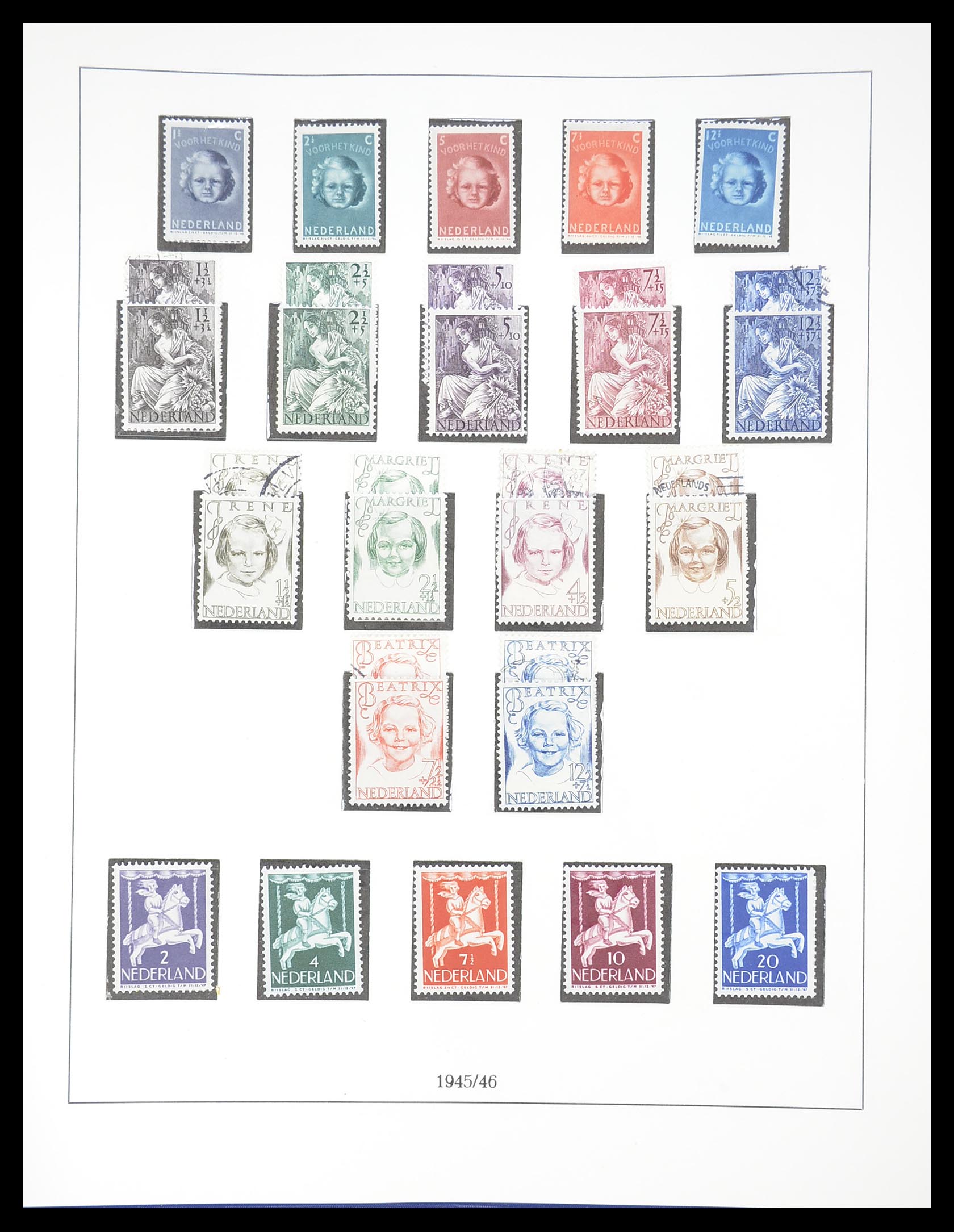 33189 046 - Postzegelverzameling 33189 Europese landen 1850-1950.