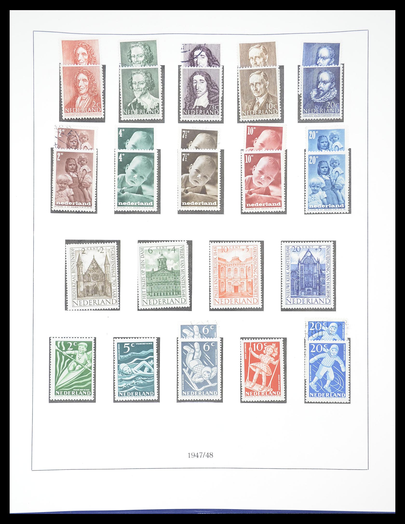 33189 048 - Postzegelverzameling 33189 Europese landen 1850-1950.