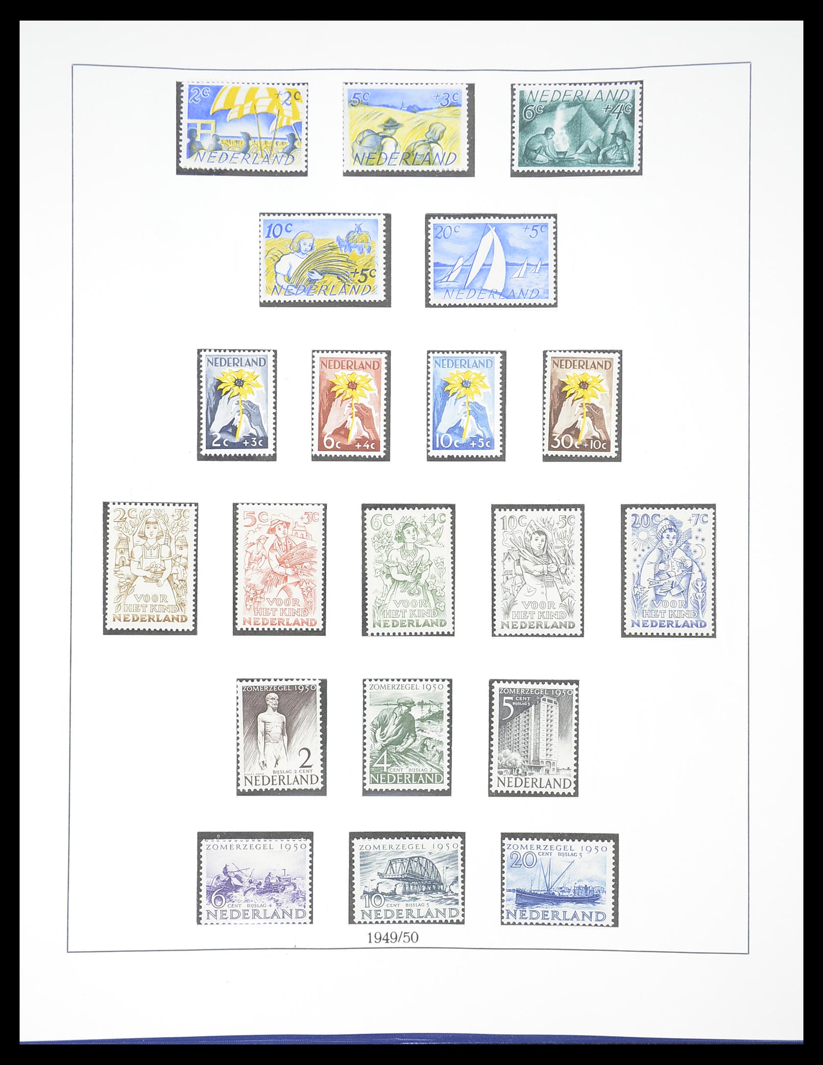 33189 050 - Postzegelverzameling 33189 Europese landen 1850-1950.