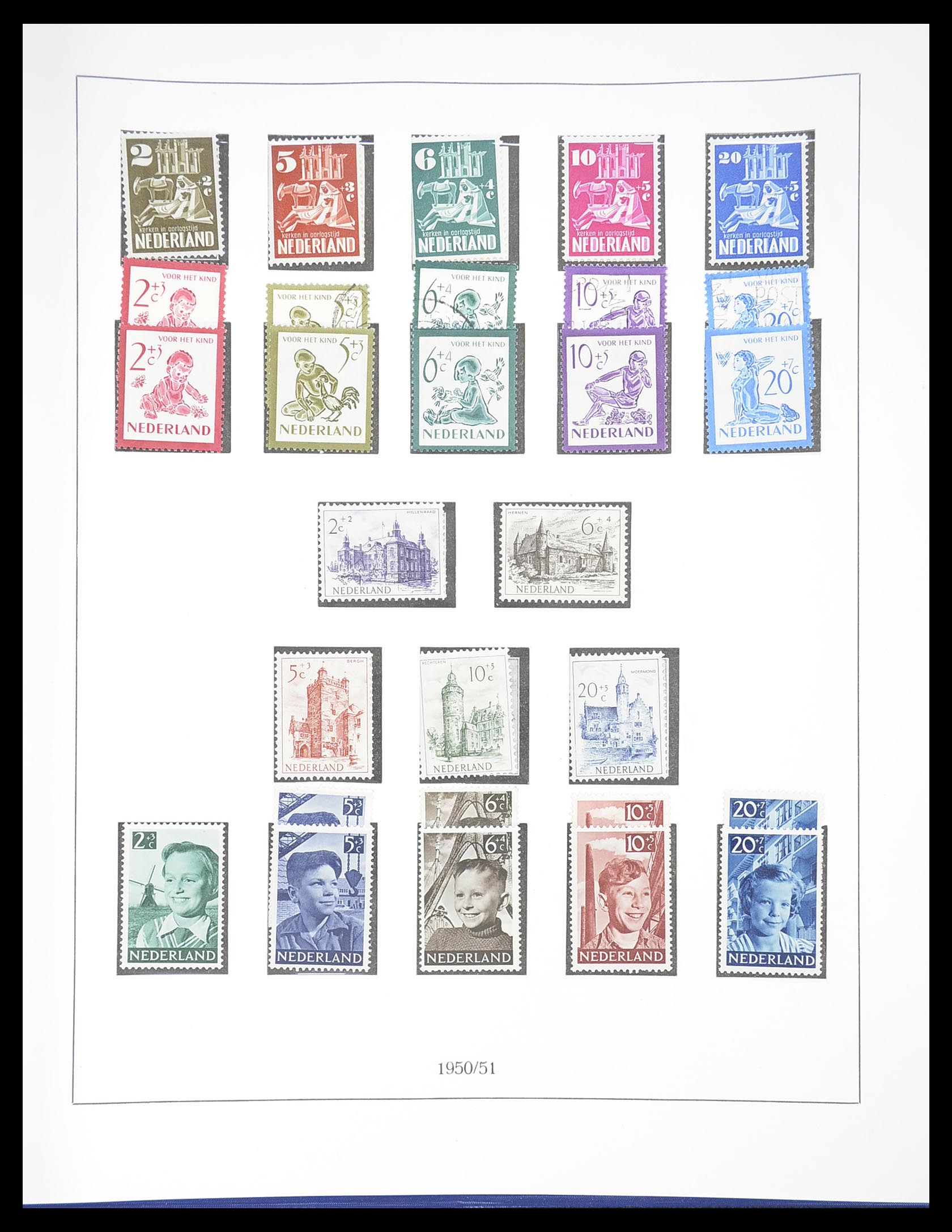 33189 052 - Postzegelverzameling 33189 Europese landen 1850-1950.