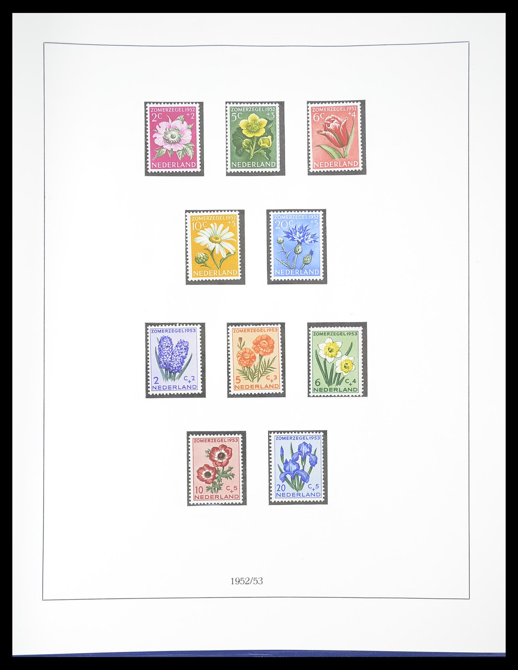 33189 053 - Postzegelverzameling 33189 Europese landen 1850-1950.