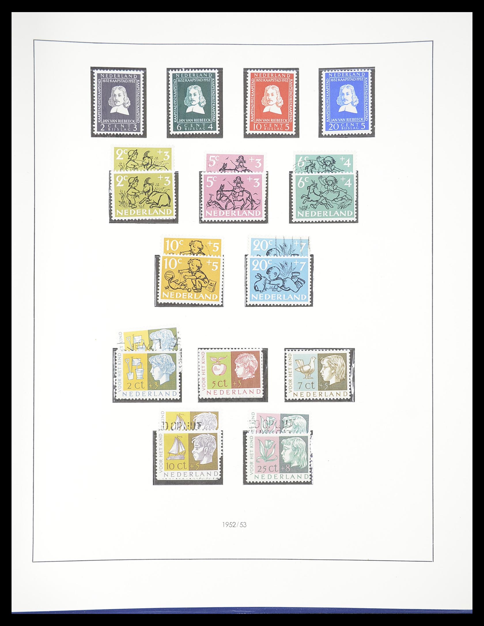 33189 054 - Postzegelverzameling 33189 Europese landen 1850-1950.