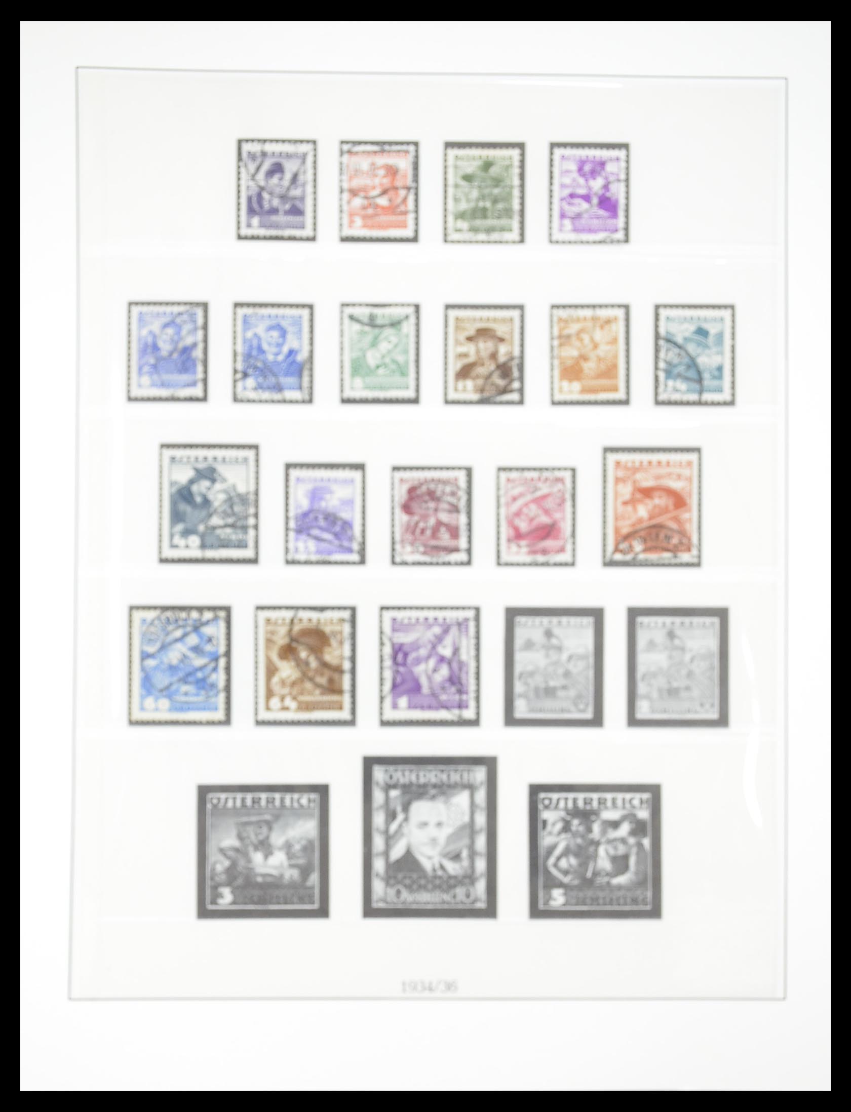 33189 081 - Postzegelverzameling 33189 Europese landen 1850-1950.