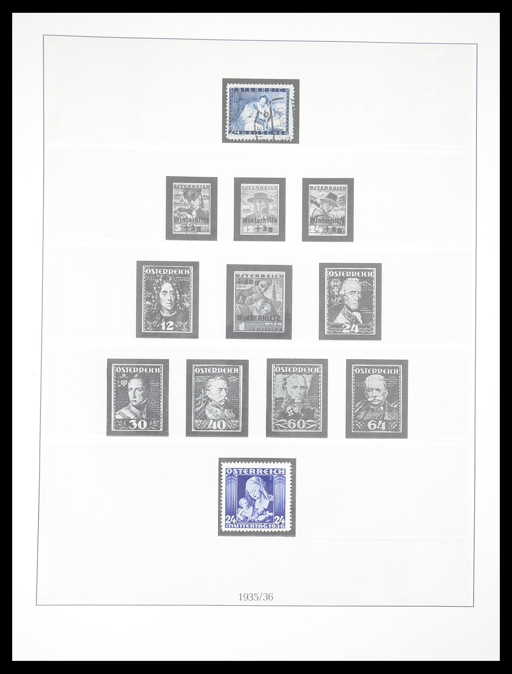33189 082 - Postzegelverzameling 33189 Europese landen 1850-1950.