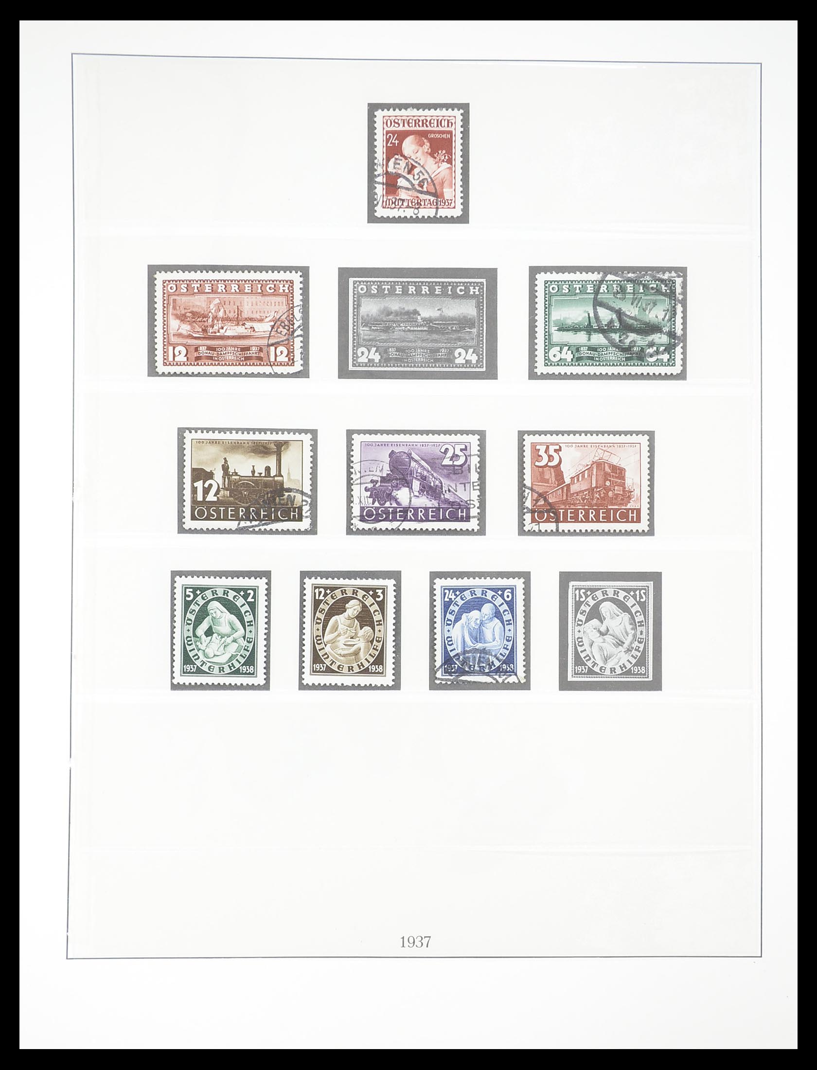 33189 083 - Postzegelverzameling 33189 Europese landen 1850-1950.