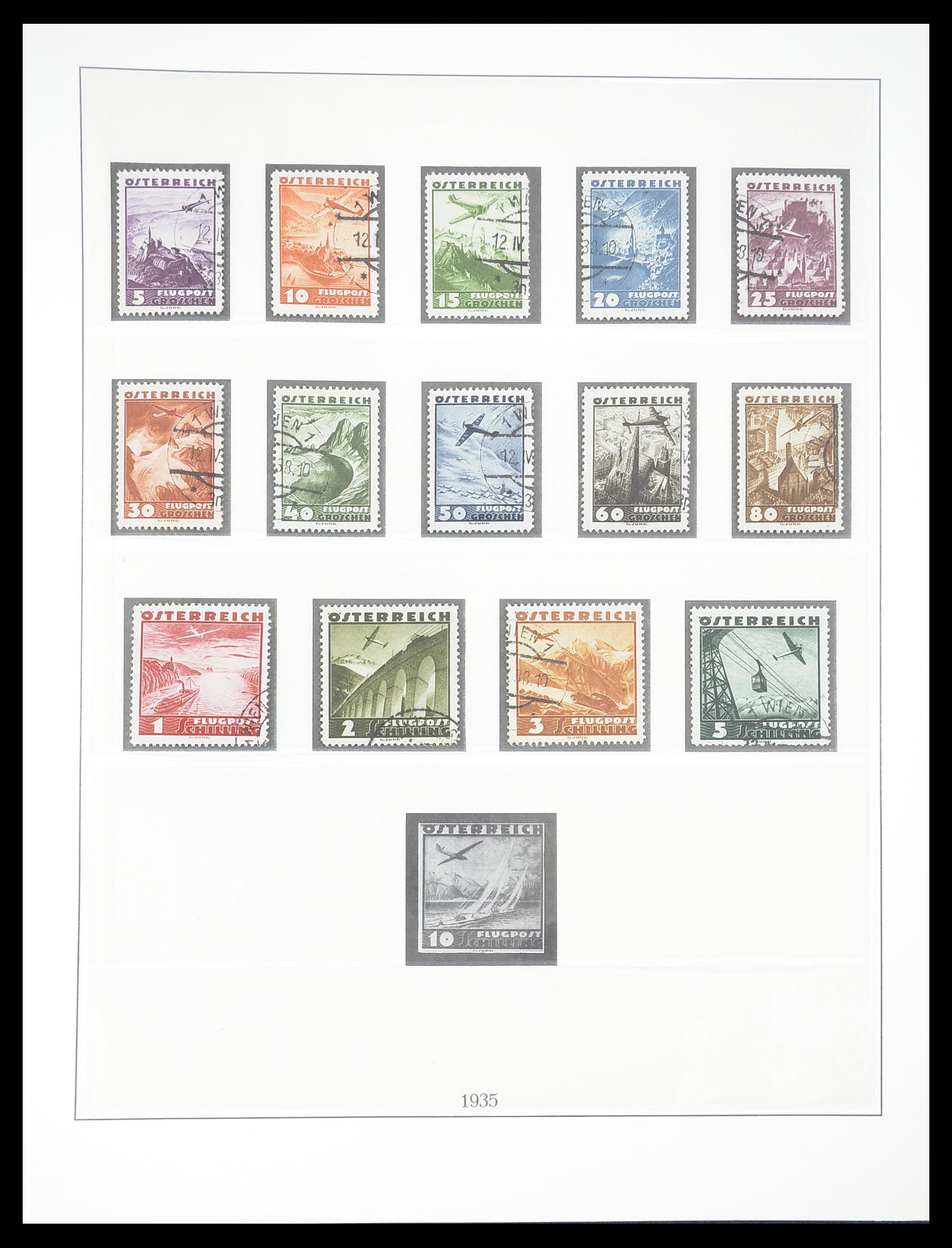 33189 088 - Postzegelverzameling 33189 Europese landen 1850-1950.