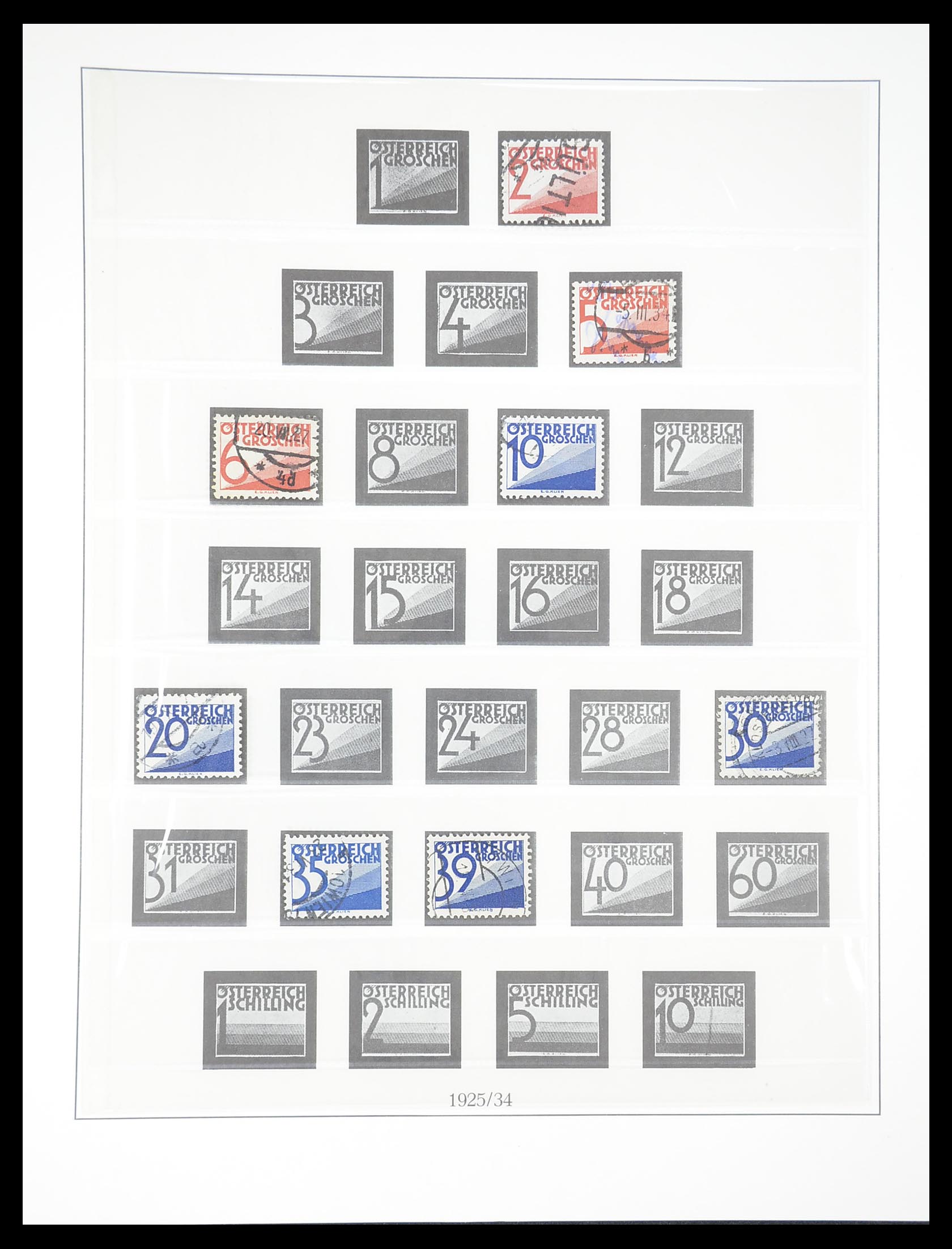 33189 091 - Postzegelverzameling 33189 Europese landen 1850-1950.