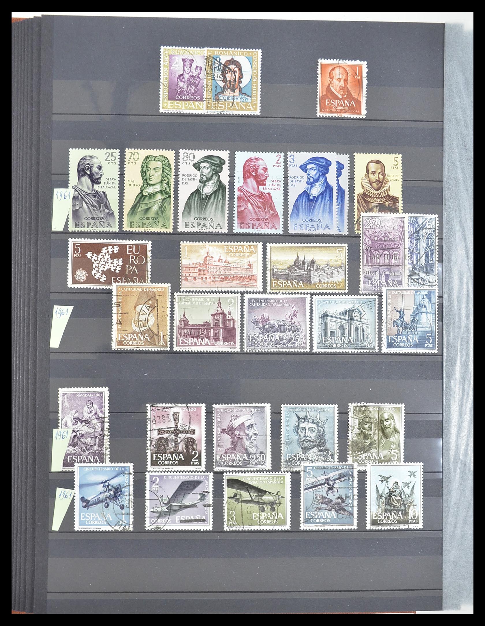 33189 428 - Postzegelverzameling 33189 Europese landen 1850-1950.