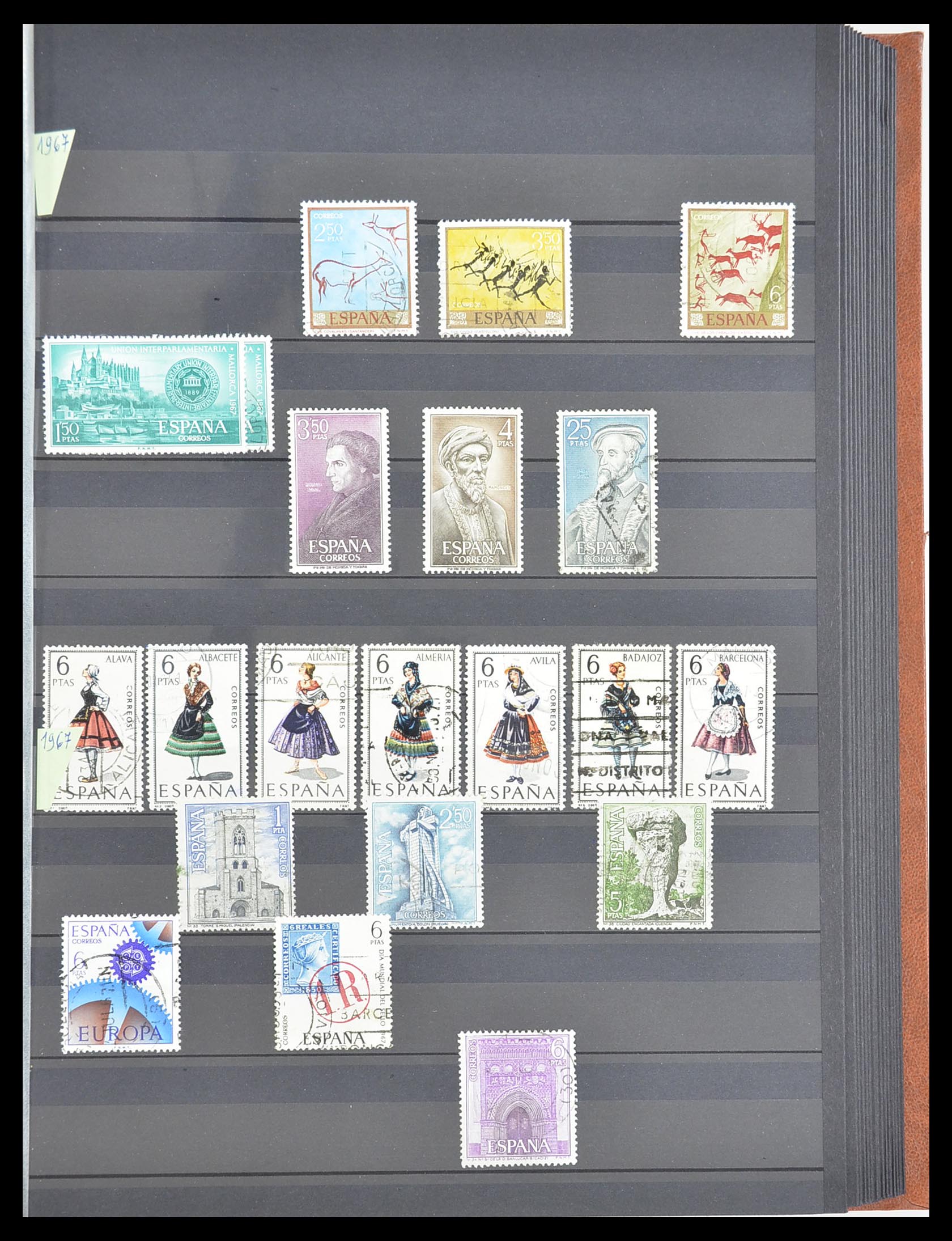 33189 437 - Postzegelverzameling 33189 Europese landen 1850-1950.