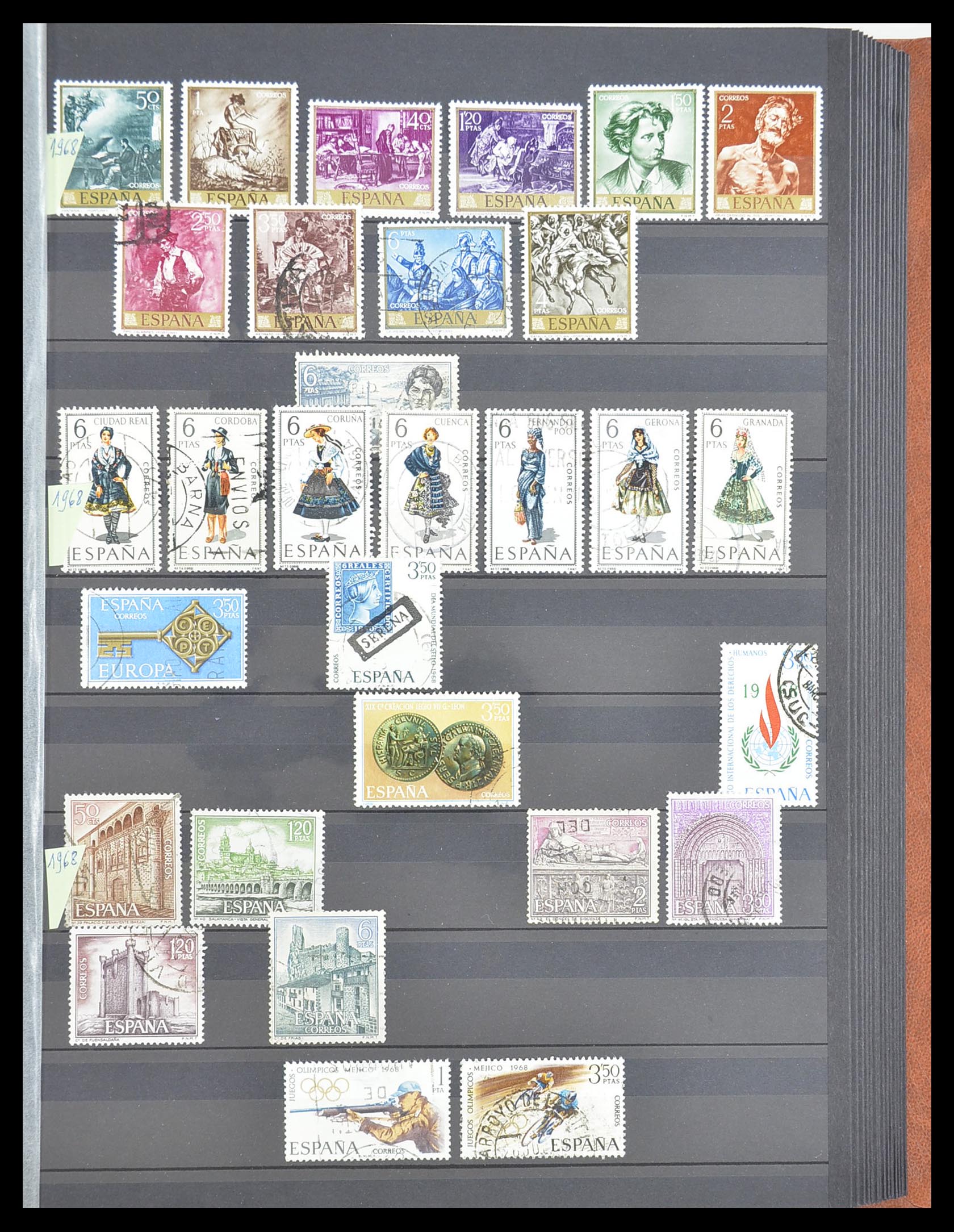 33189 439 - Postzegelverzameling 33189 Europese landen 1850-1950.