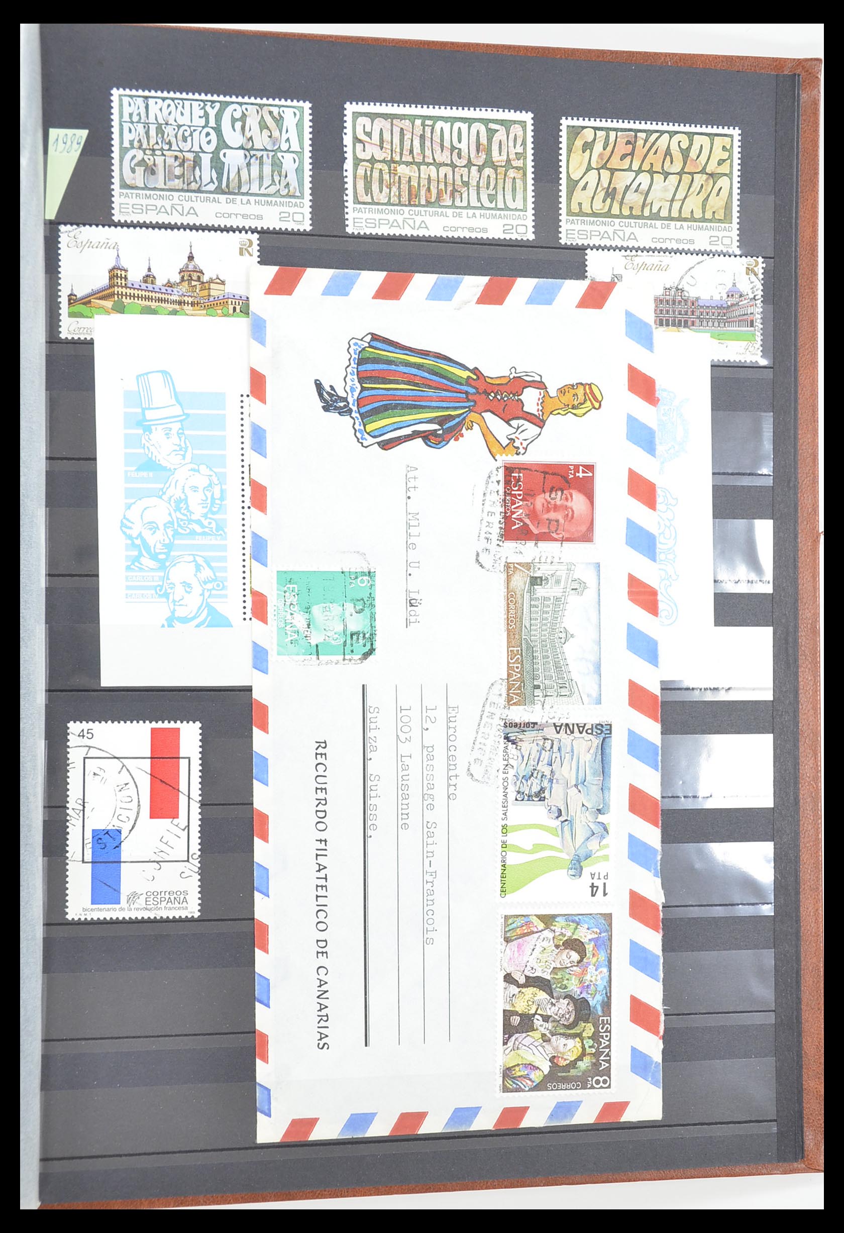 33189 463 - Postzegelverzameling 33189 Europese landen 1850-1950.