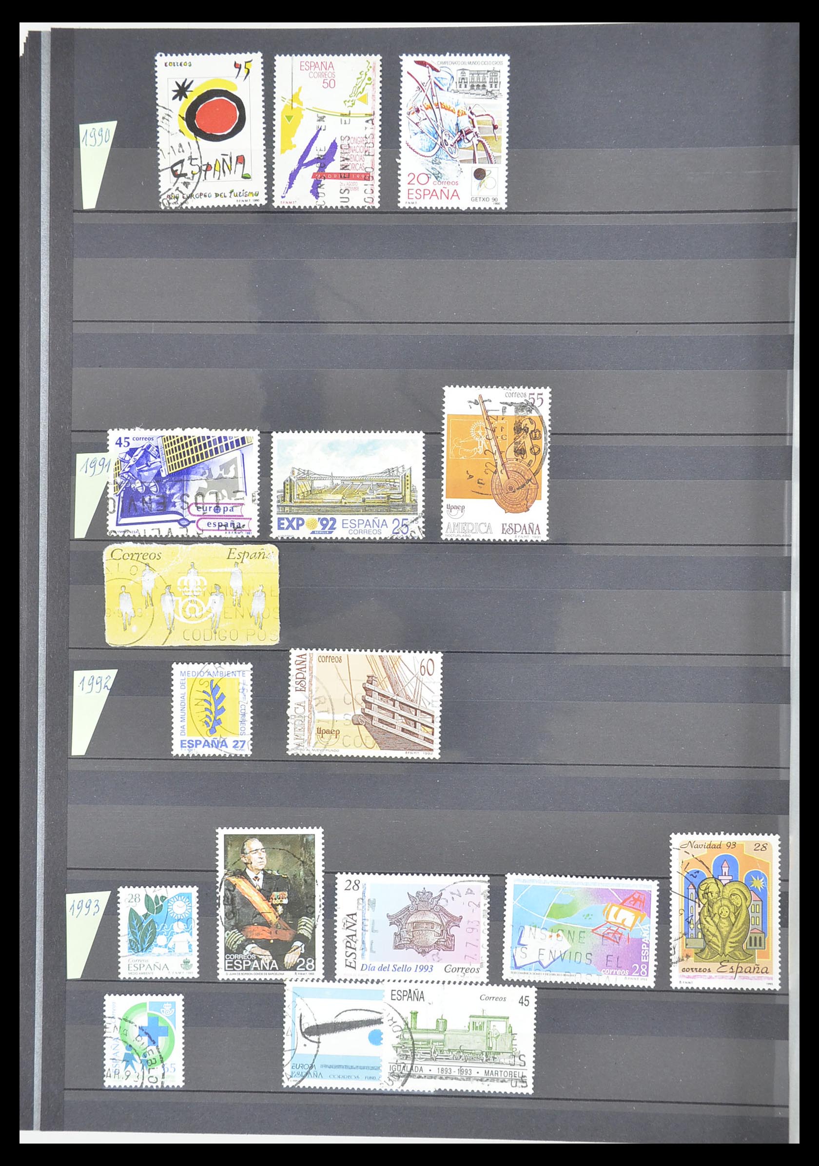 33189 465 - Postzegelverzameling 33189 Europese landen 1850-1950.