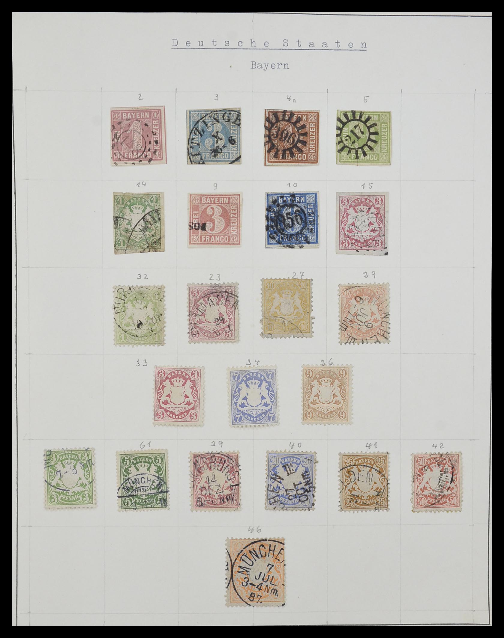 33192 001 - Postzegelverzameling 33192 Duitsland 1850-1984.