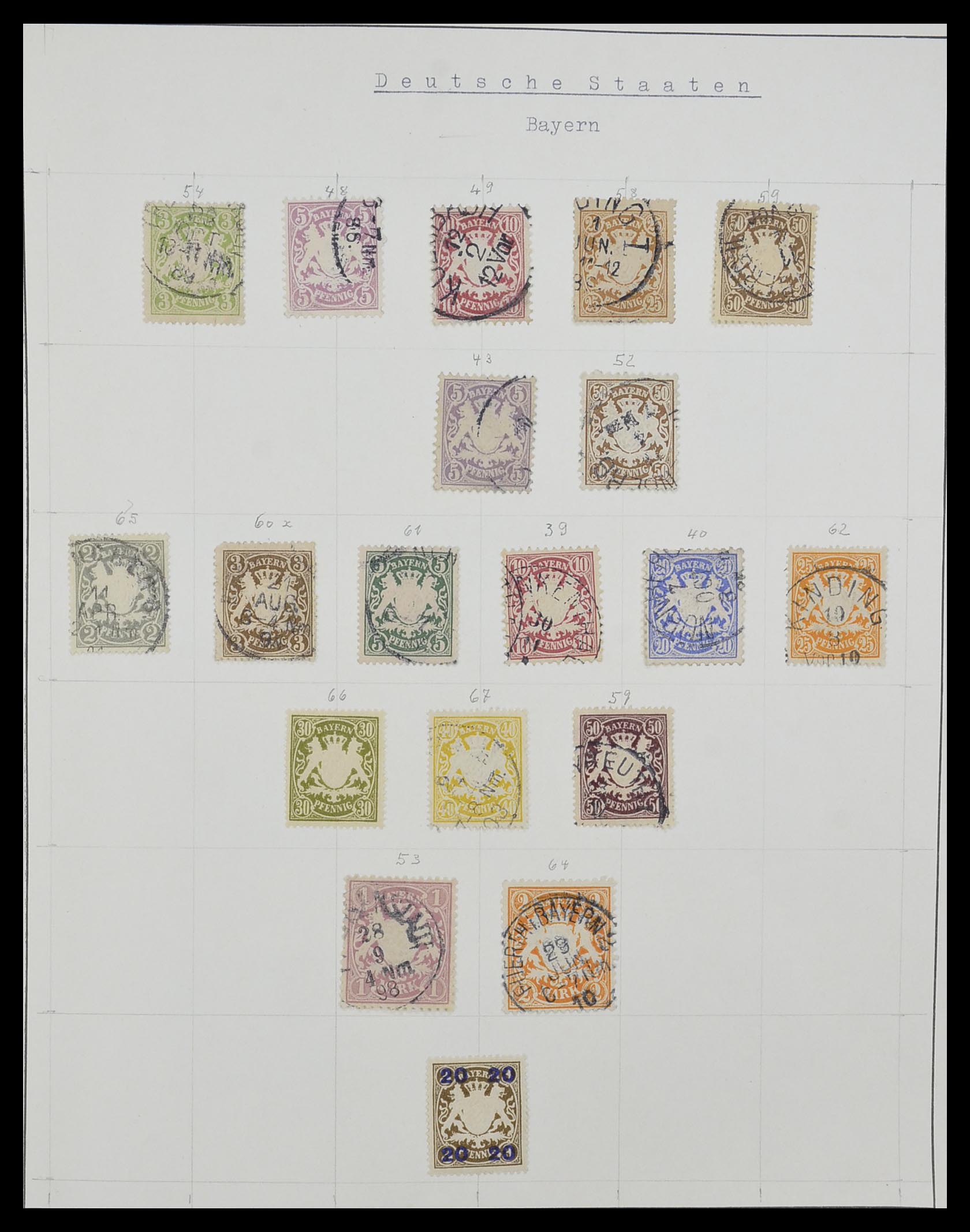 33192 002 - Postzegelverzameling 33192 Duitsland 1850-1984.