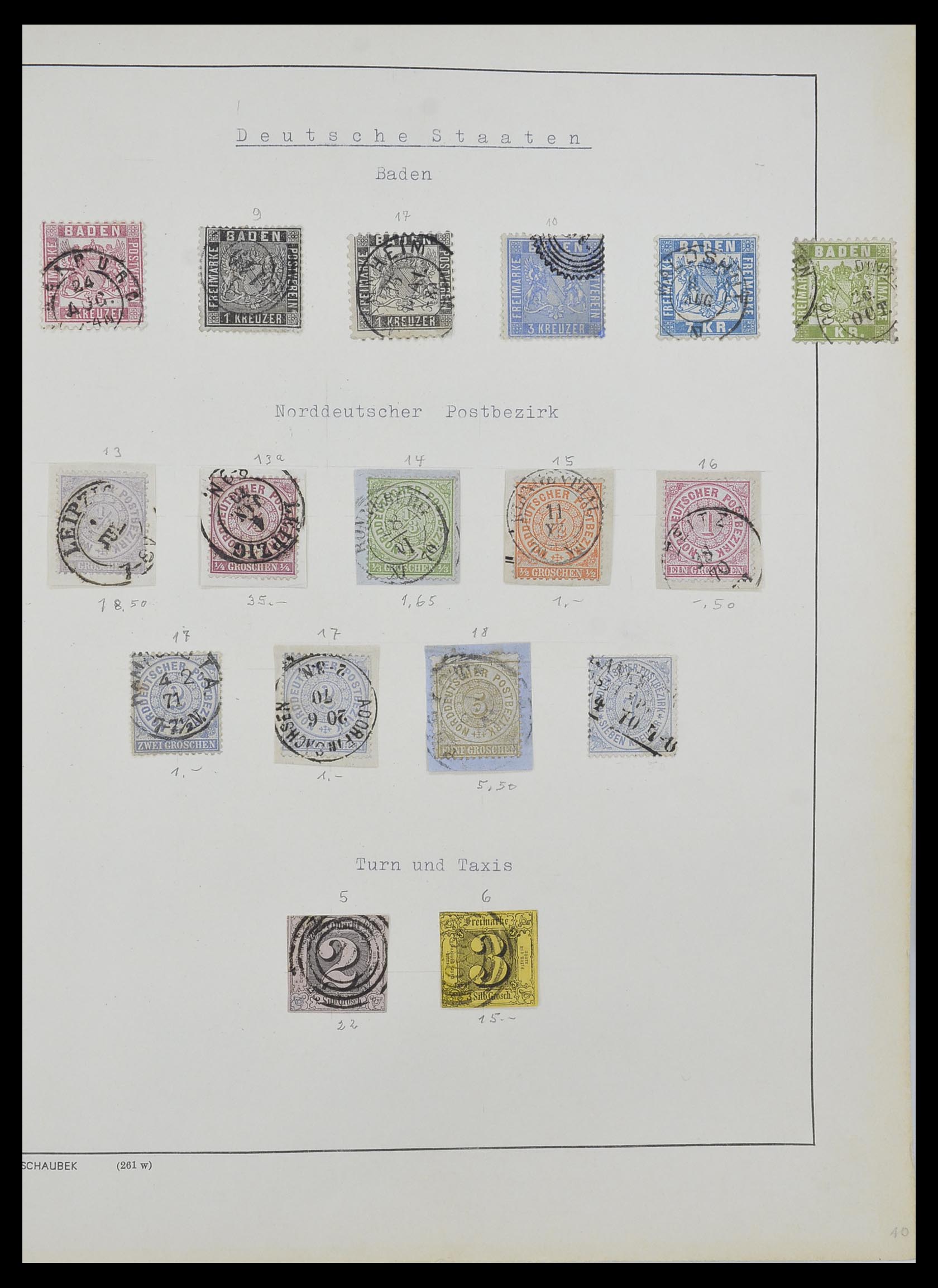 33192 010 - Postzegelverzameling 33192 Duitsland 1850-1984.