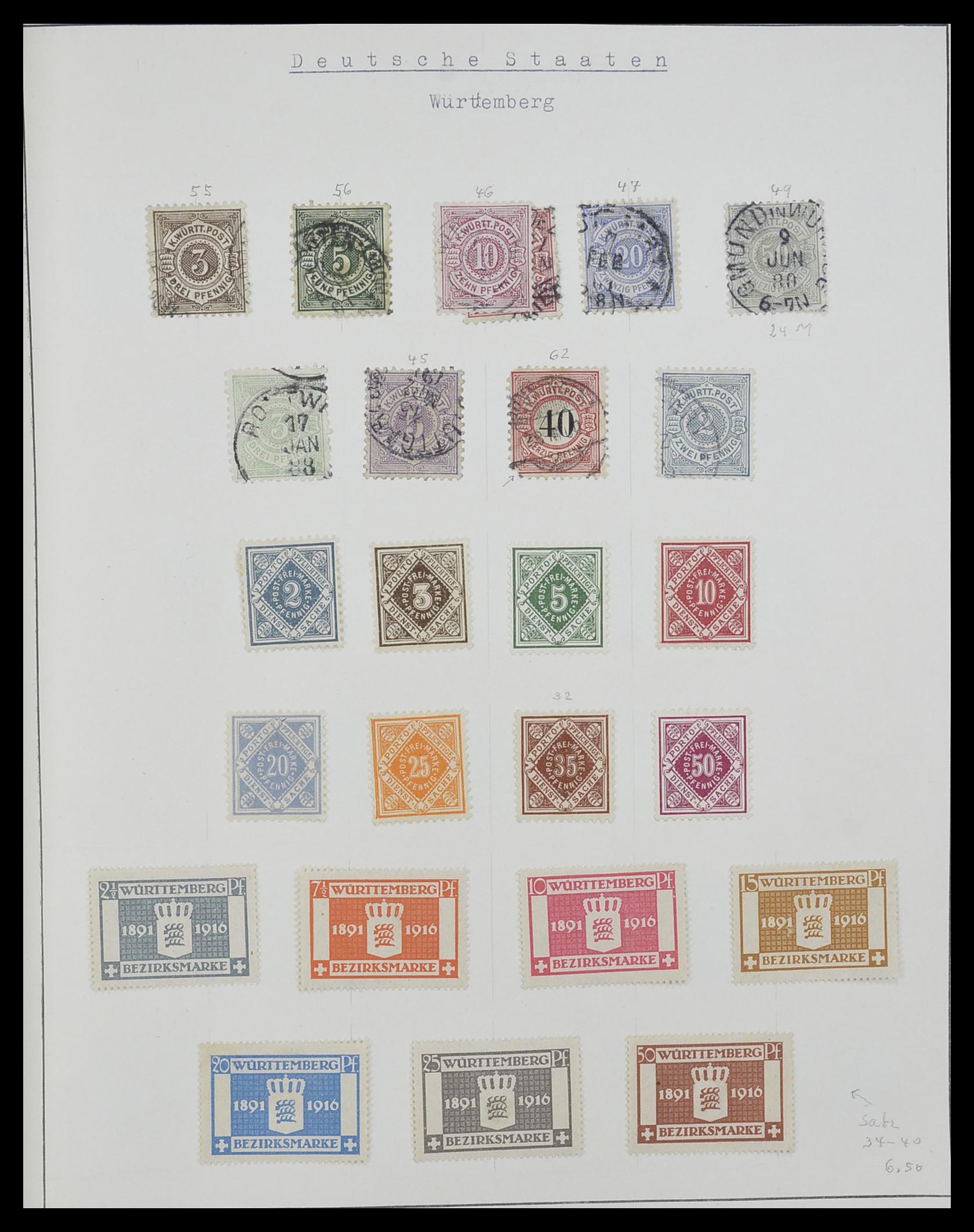 33192 011 - Postzegelverzameling 33192 Duitsland 1850-1984.